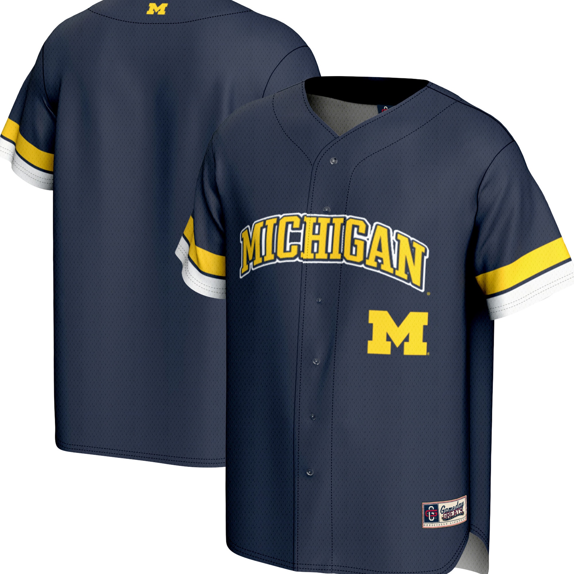 Men's Michigan Wolverines Navy Jersey