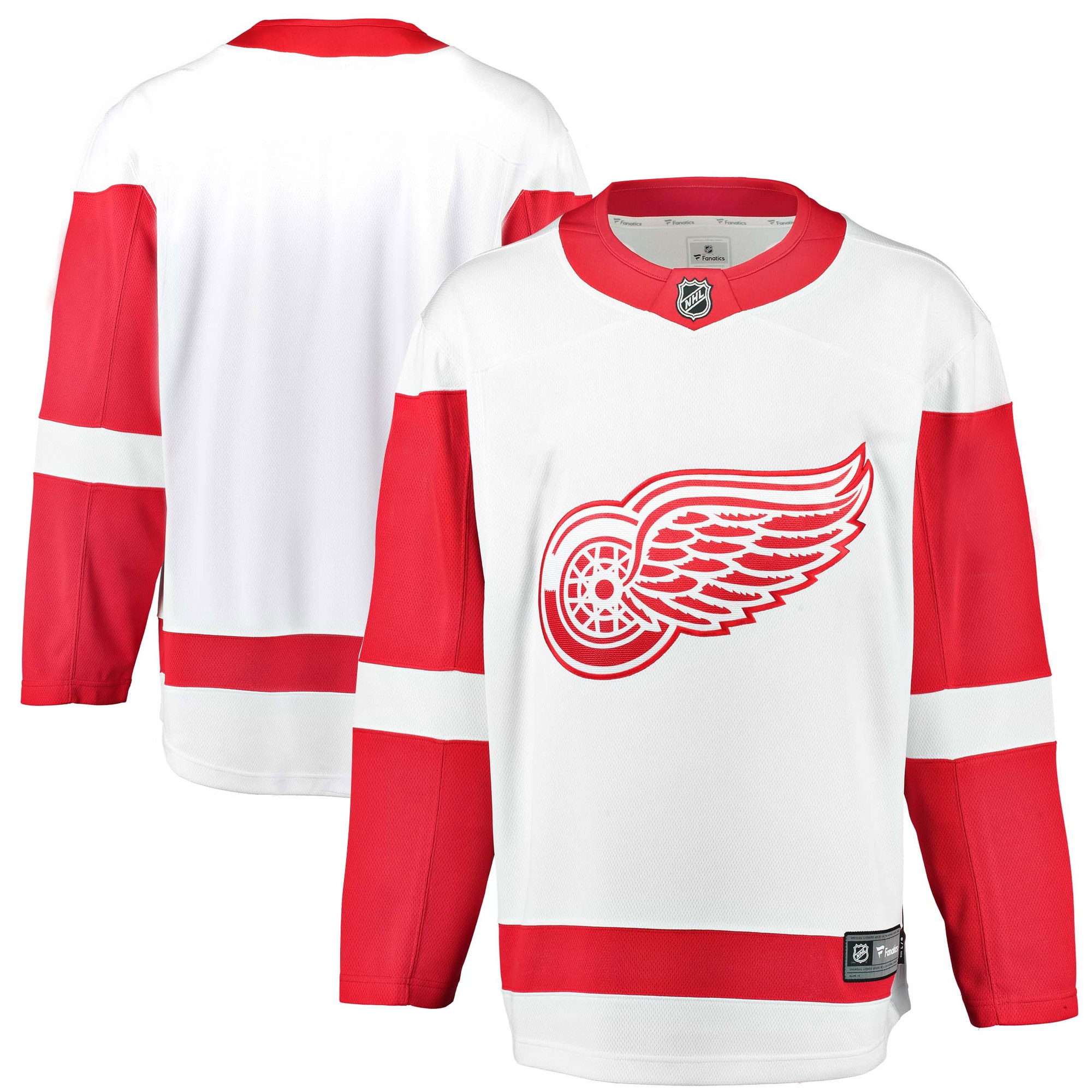 Kids' Detroit Red Wings White Away Jersey
