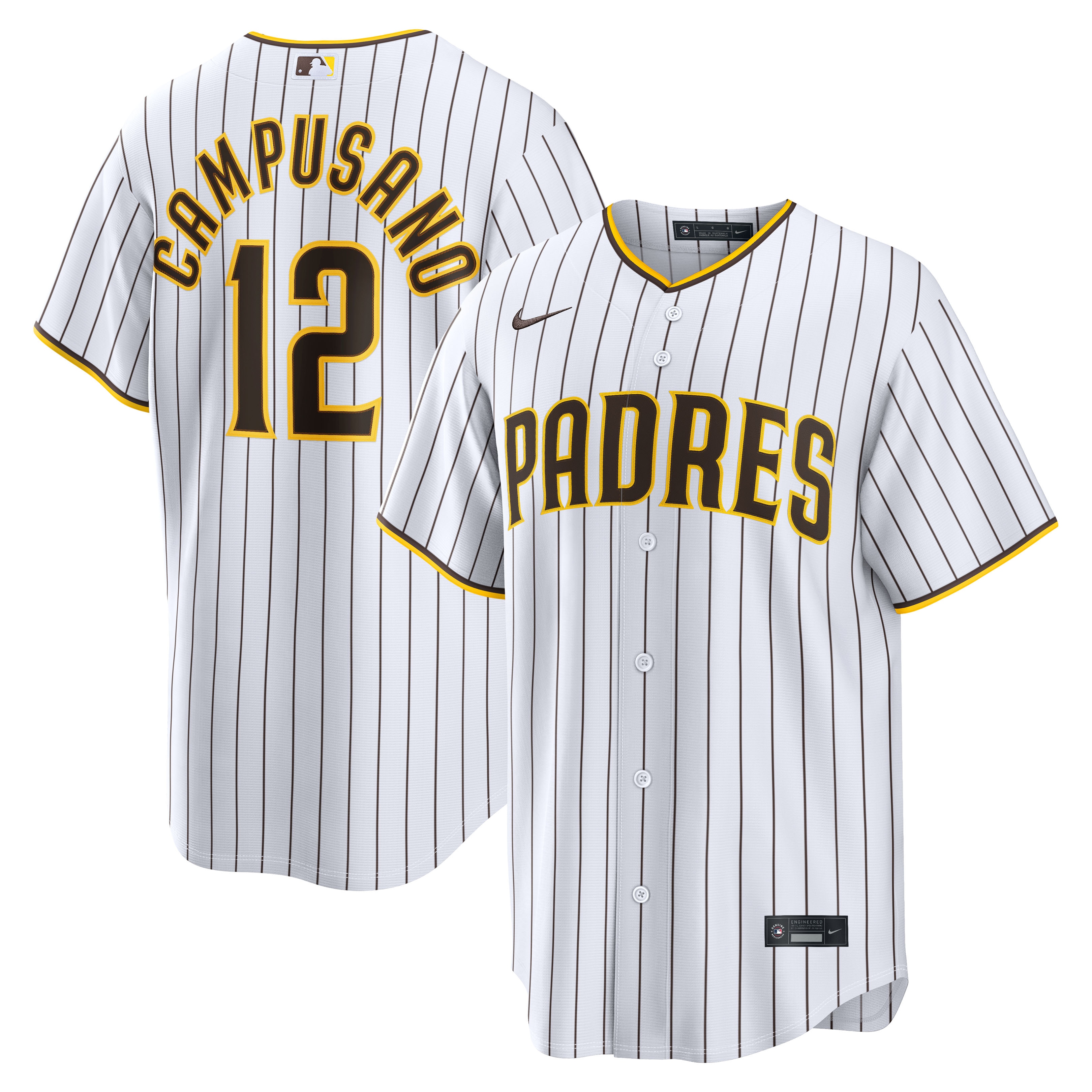 Kids' San Diego Padres White Replica Jersey