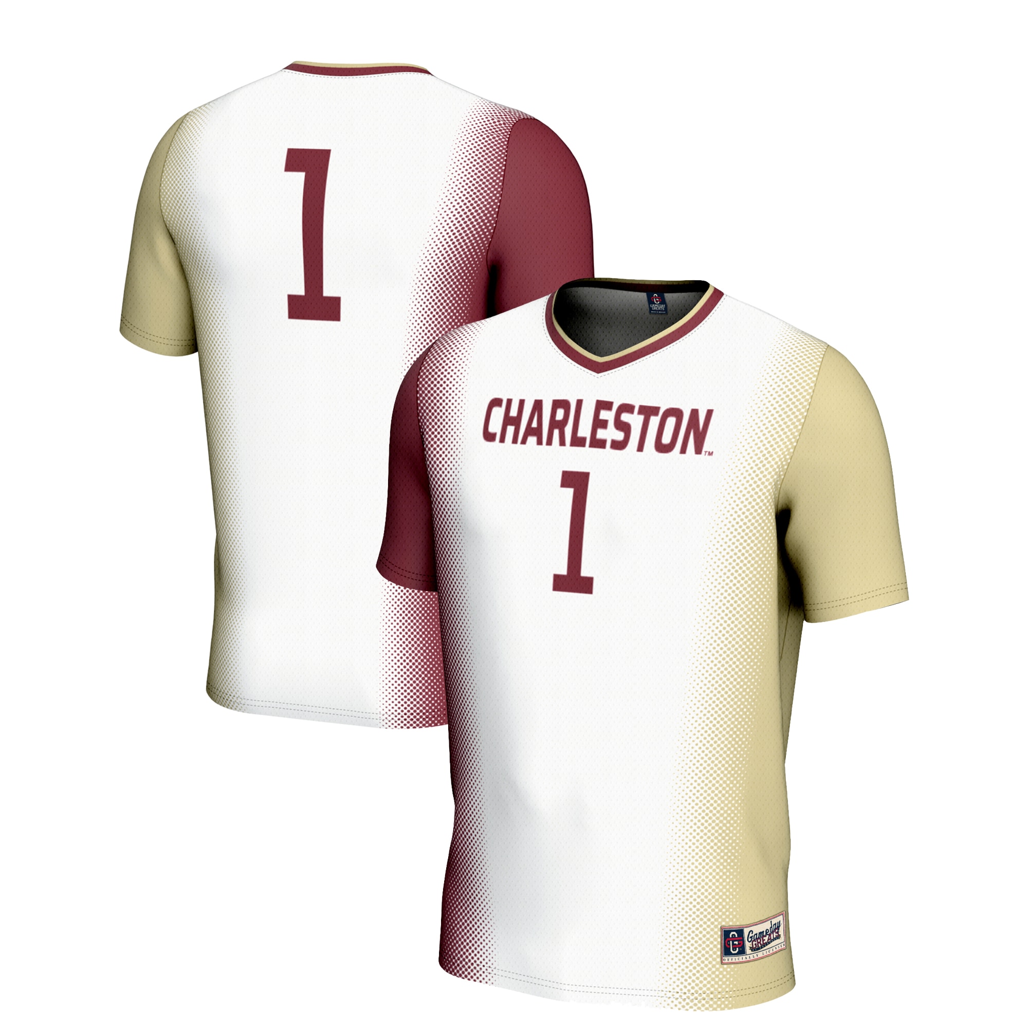 Men's Charleston Cougars White Jersey