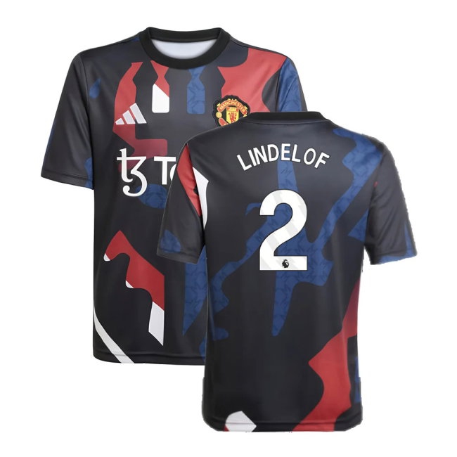 Kids' Man Utd 2024/25 Black Jersey