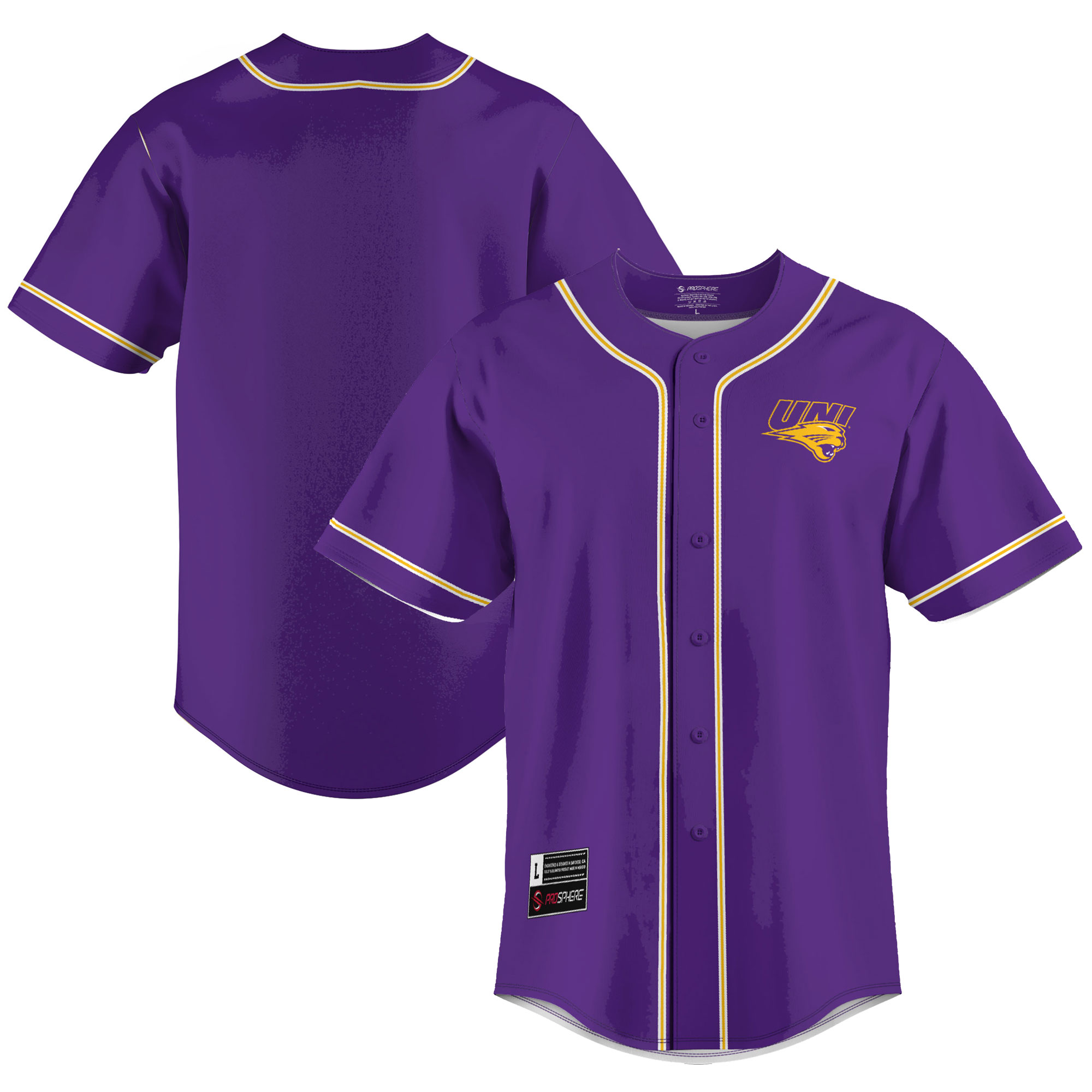 Men's Northern Iowa Panthers Purple Jersey