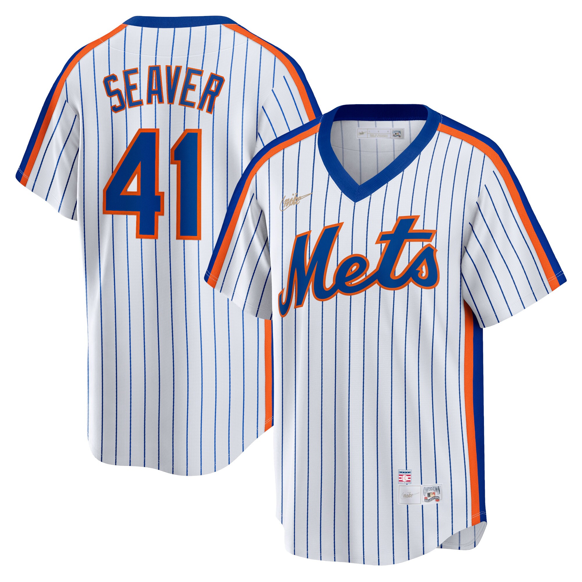 Kids' New York Mets White Player Jersey