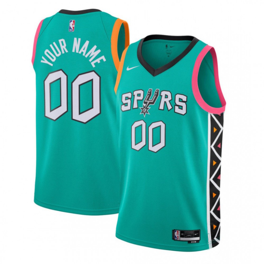 Men's San Antonio Spurs Turquoise City Swingman Jersey