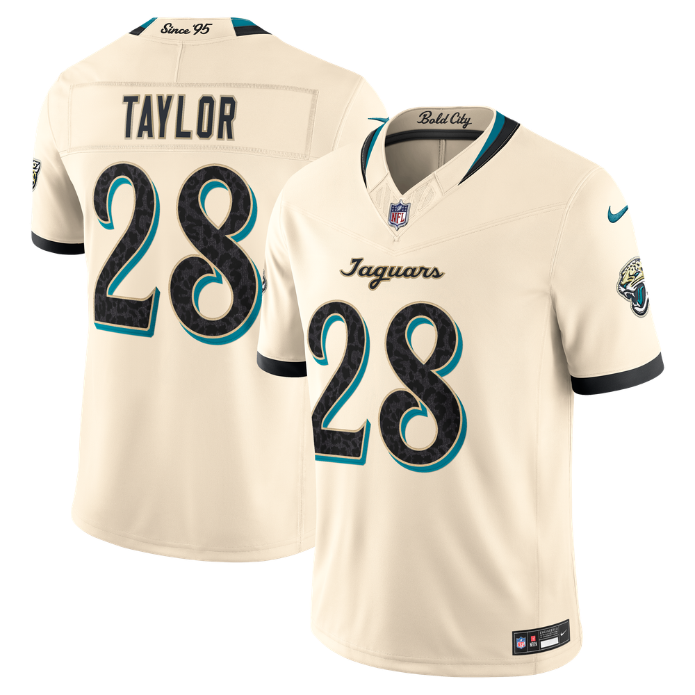 Men's Jacksonville Jaguars 2026 Natural Rivalries Stitched Limited Jersey