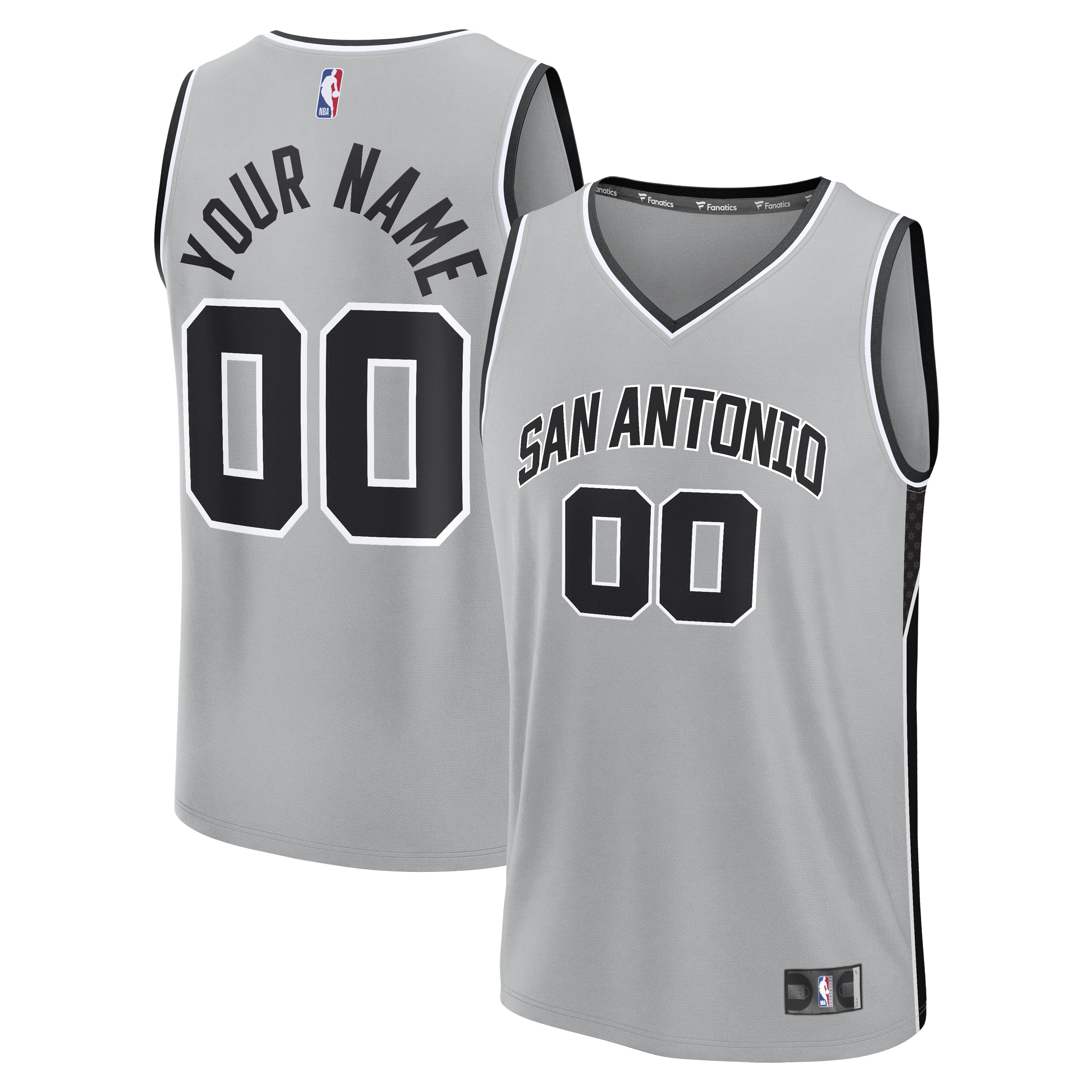 Women's San Antonio Spurs Silver Statement Jersey