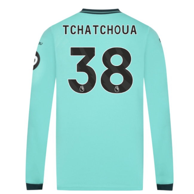 Men's Wolves 2025/26 Away Long Sleeve Jersey