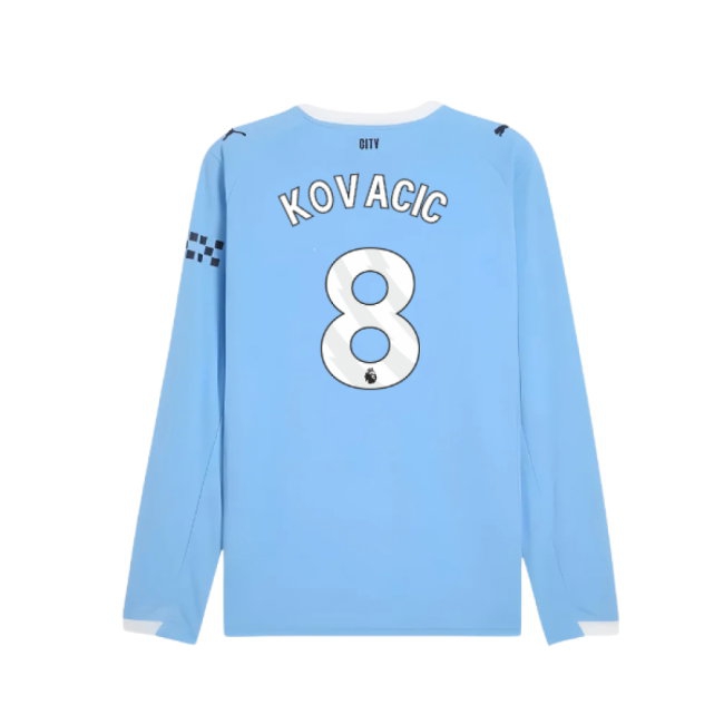 Men's Man City 2025/26 City Long Sleeve Jersey
