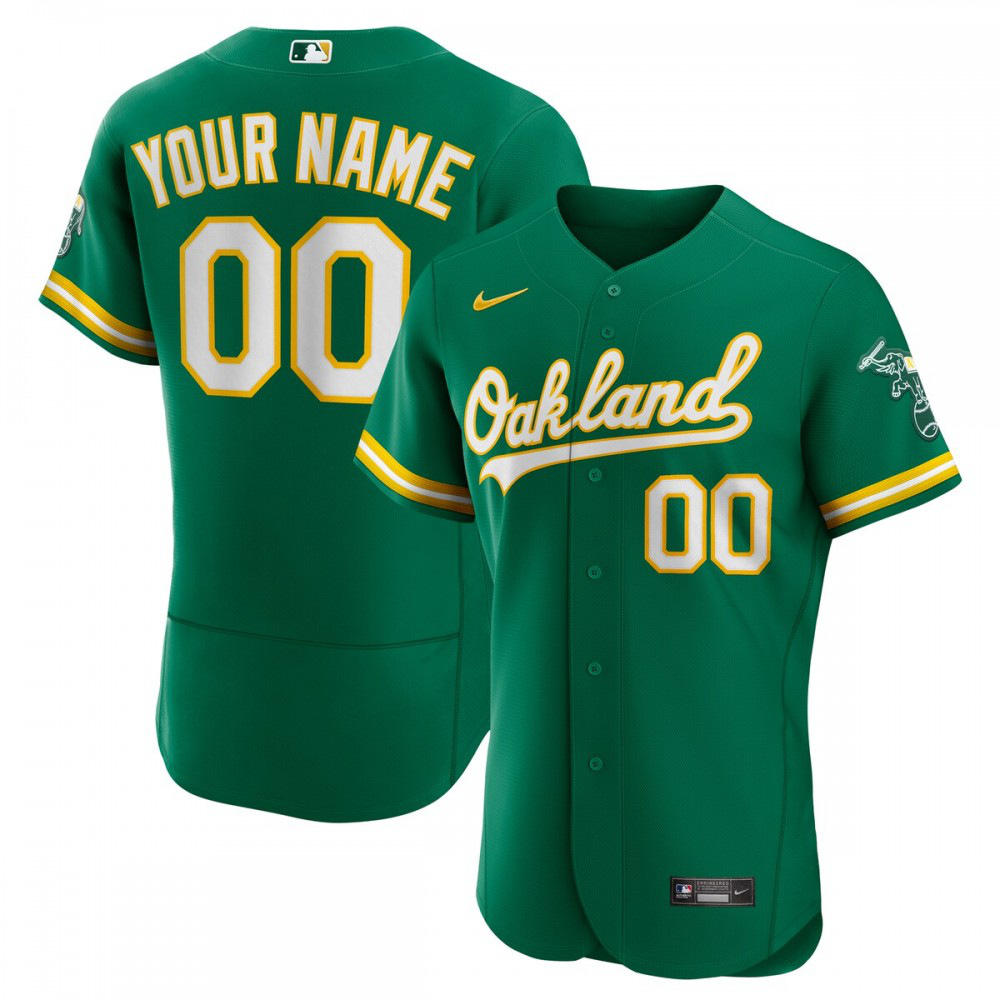 Kids' Oakland Athletics Kelly Alternate Jersey