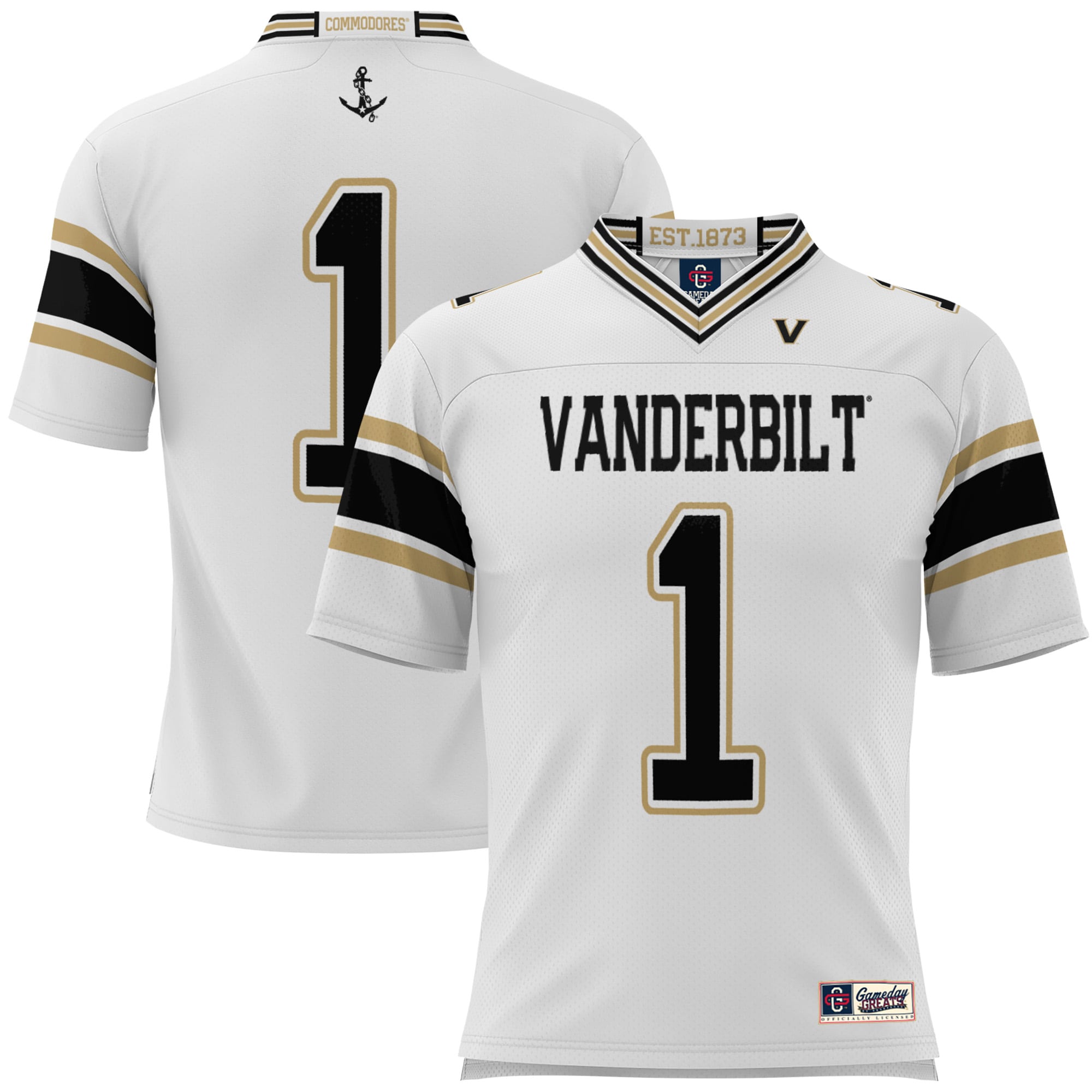 Women's Vanderbilt Commodores White Jersey