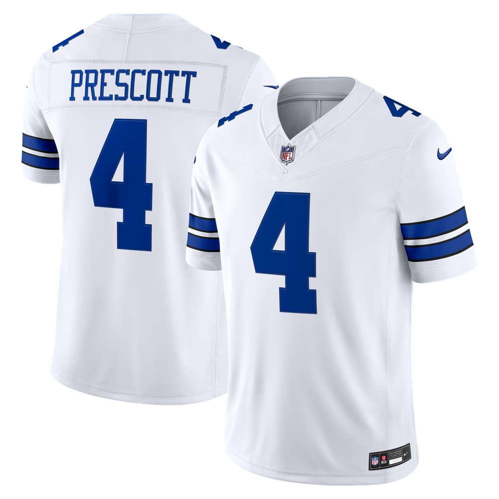 Men's Dallas Cowboys White Stitched Limited Jersey