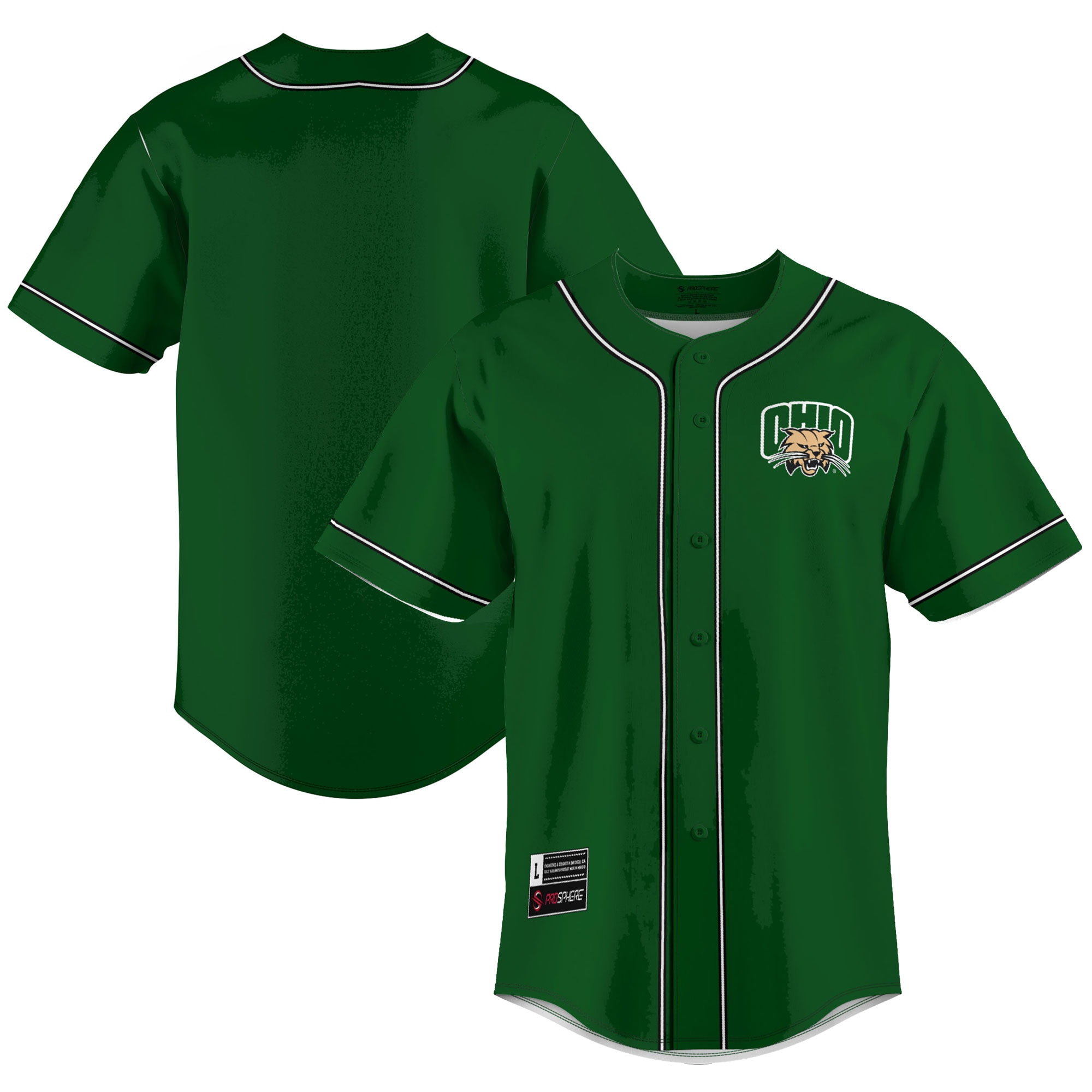 Kids' Ohio Bobcats Green Jersey