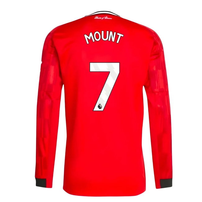 Women's Man Utd 2025/26 Home Long Sleeve Jersey
