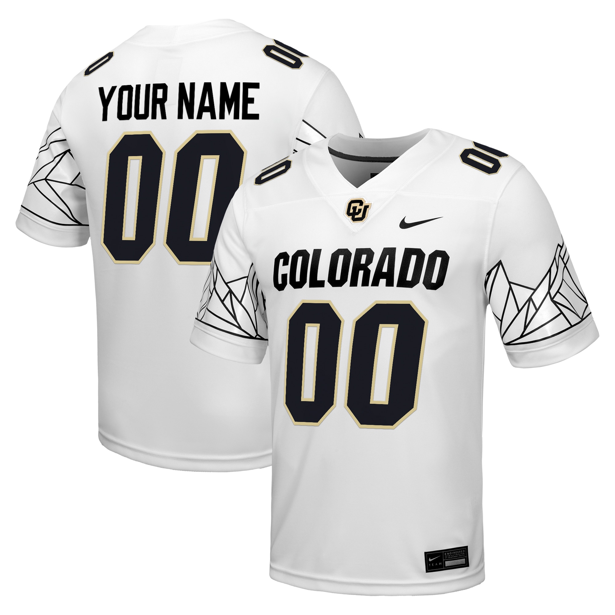 Men's Colorado Buffaloes White Game Jersey
