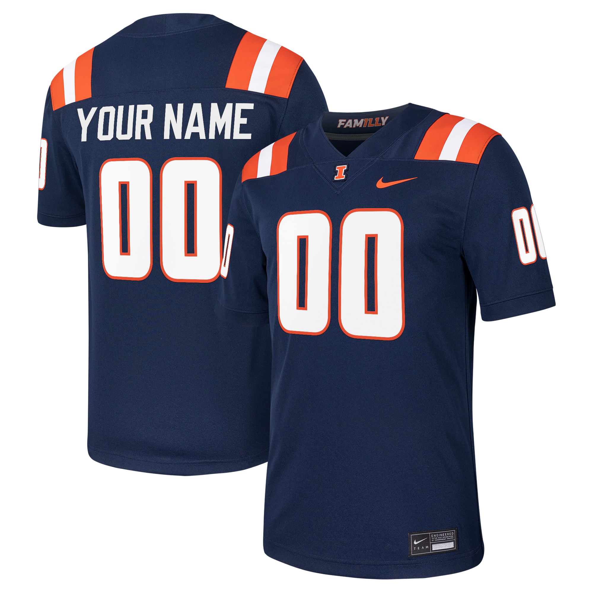 Women's Illinois Fighting Illini Navy Game Jersey