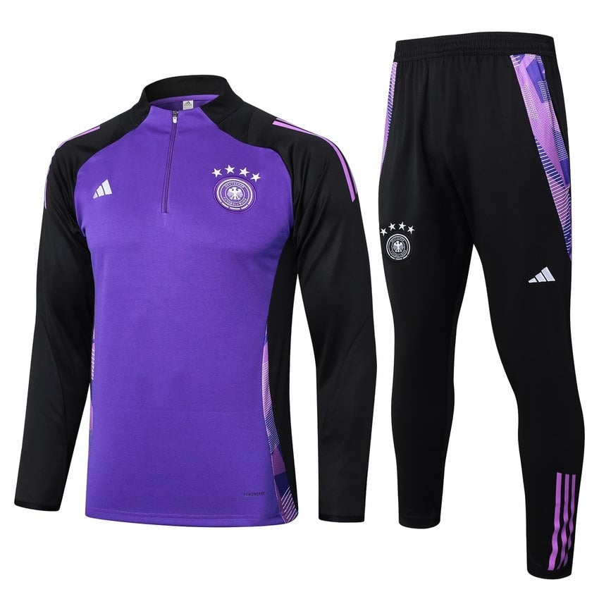 Men's Germany 2024/25 Black Training Tracksuit