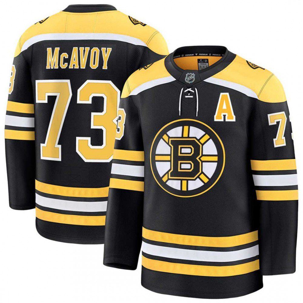 Men's Boston Bruins Black Home Jersey