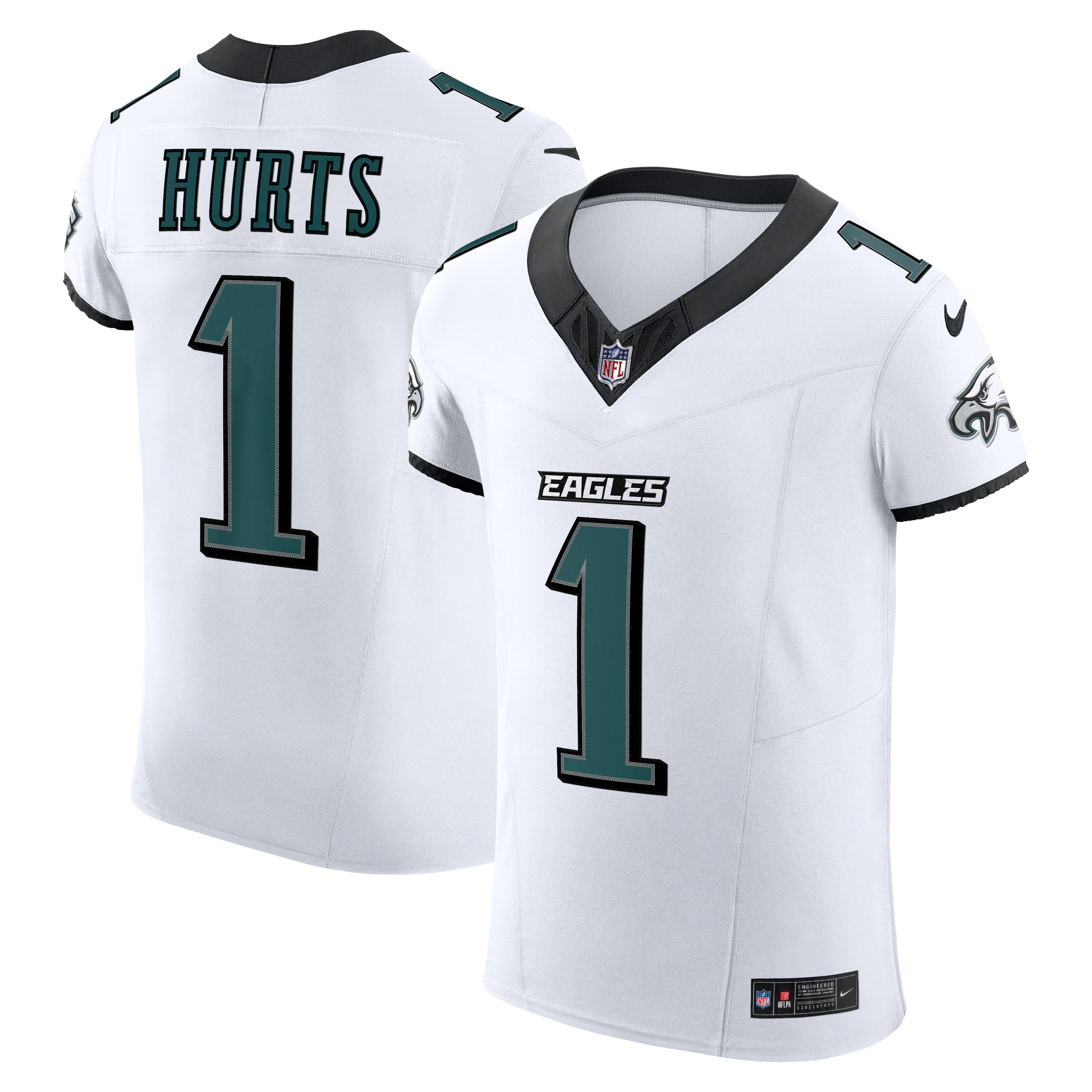 Men's Philadelphia Eagles White Elite Jersey