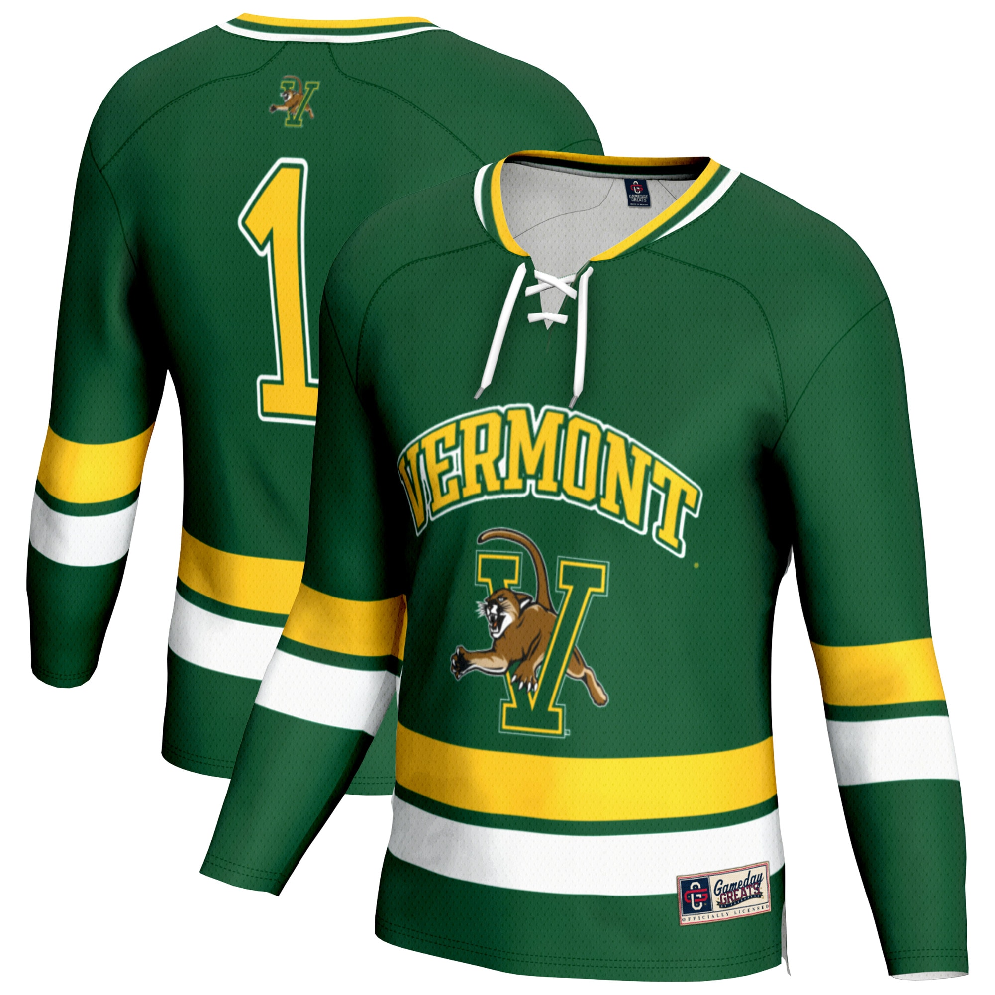 Women's Vermont Catamounts Green Fashion Jersey
