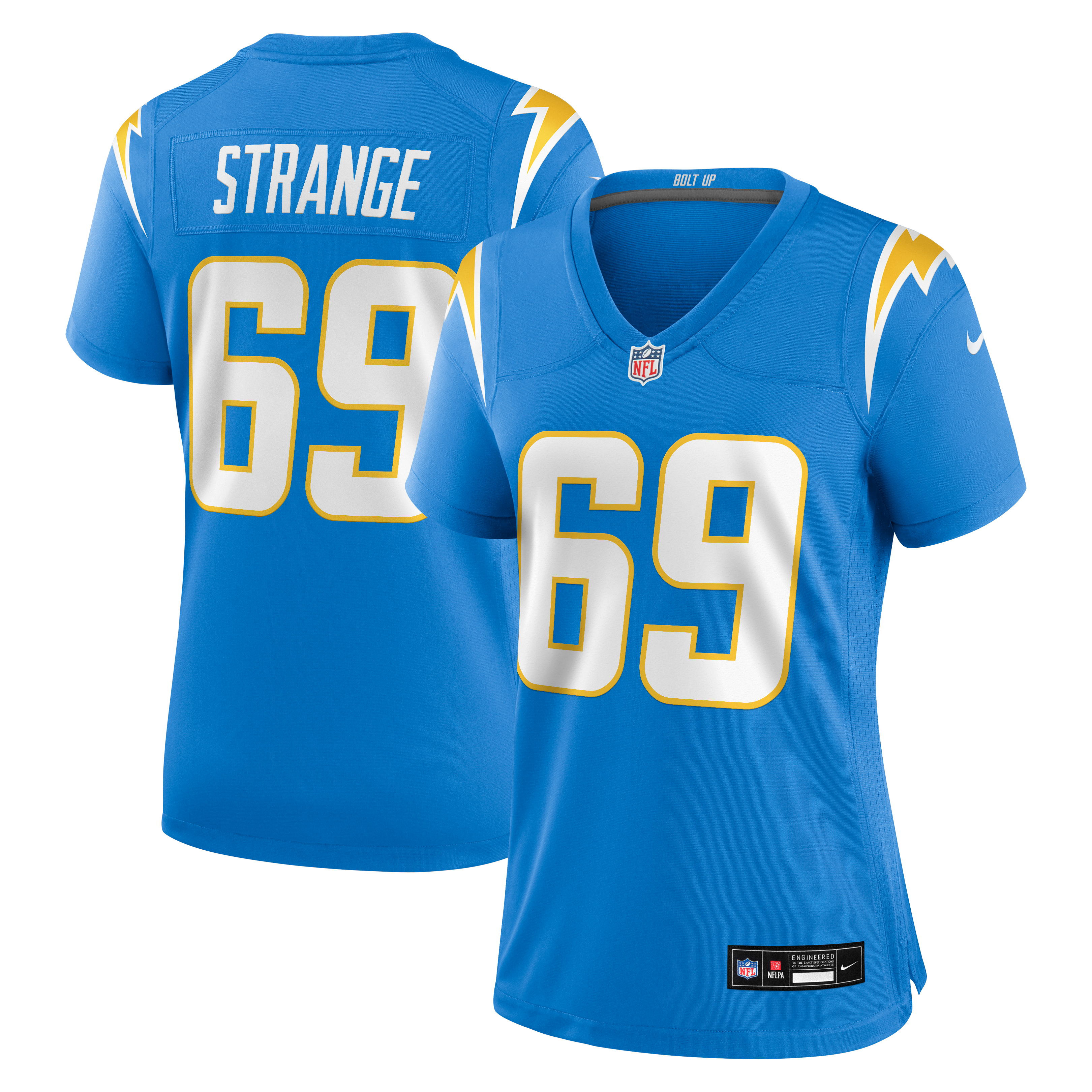 Women's Los Angeles Chargers Powder Game Jersey