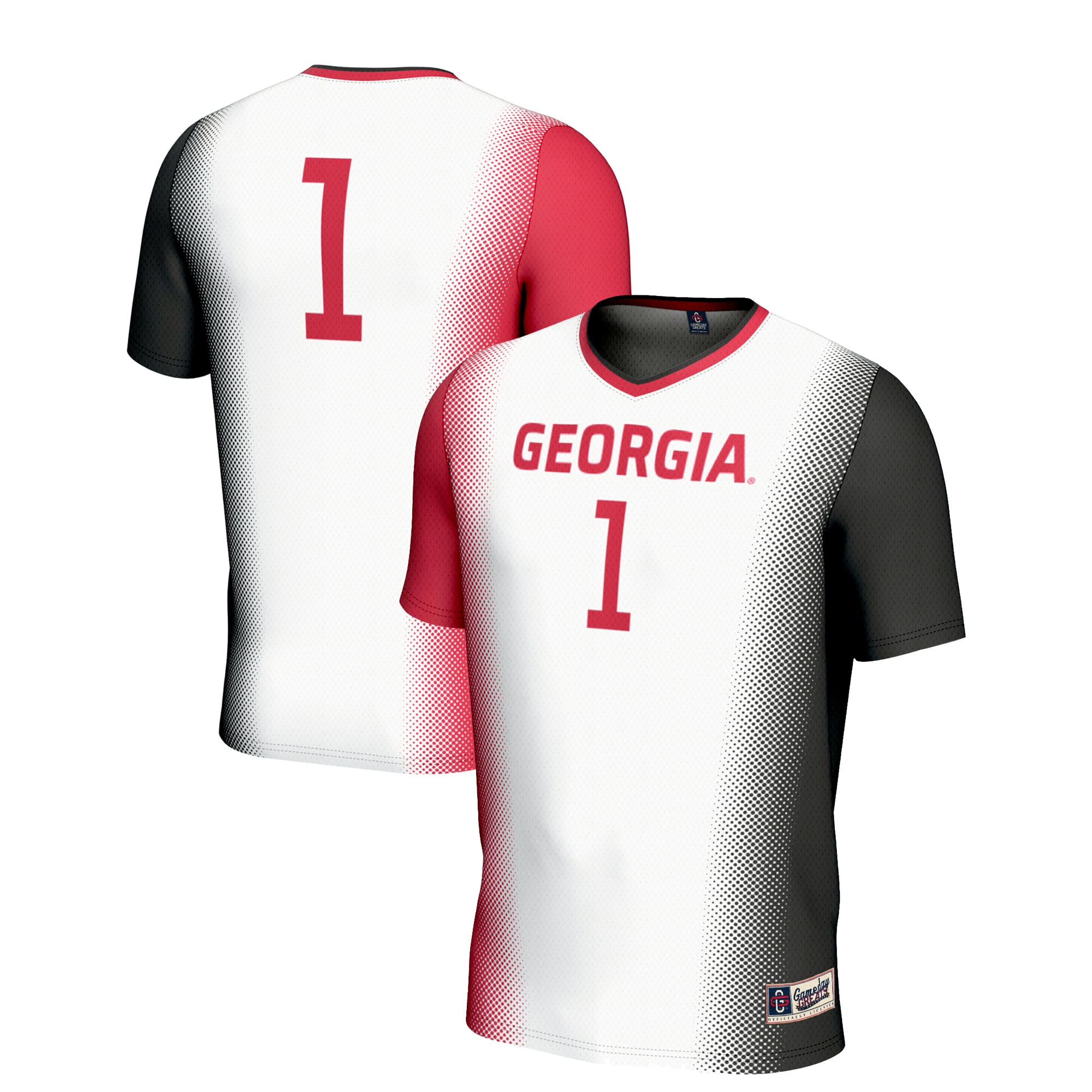 Men's Georgia Bulldogs White Fashion Jersey