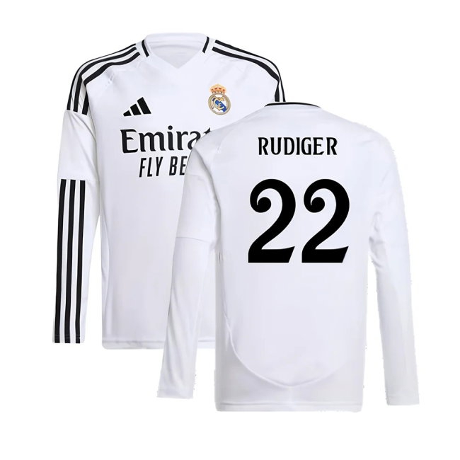 Women's Real Madrid 2024/25 Home Long Sleeve Jersey