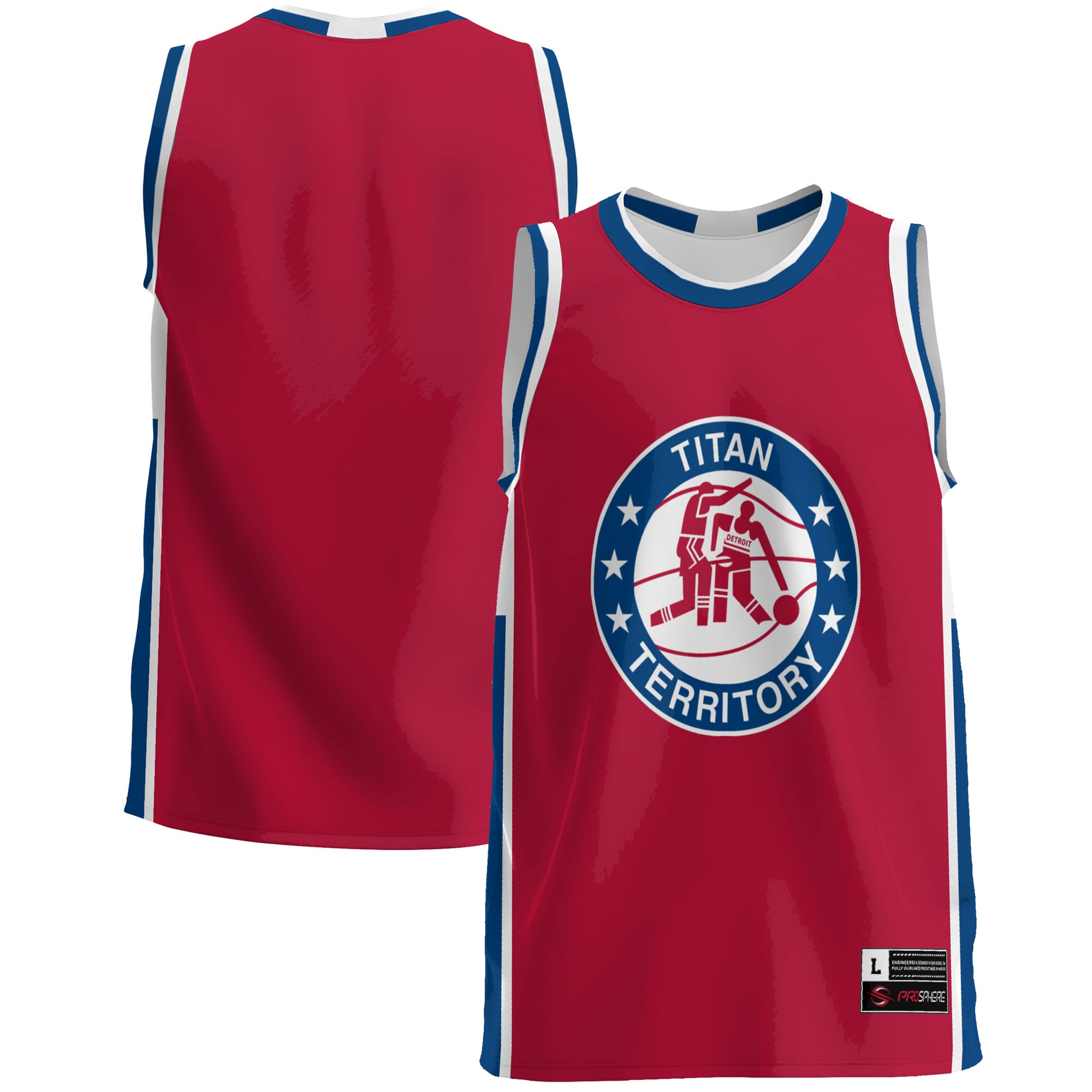 Men's Detroit Mercy Titans Blue Jersey