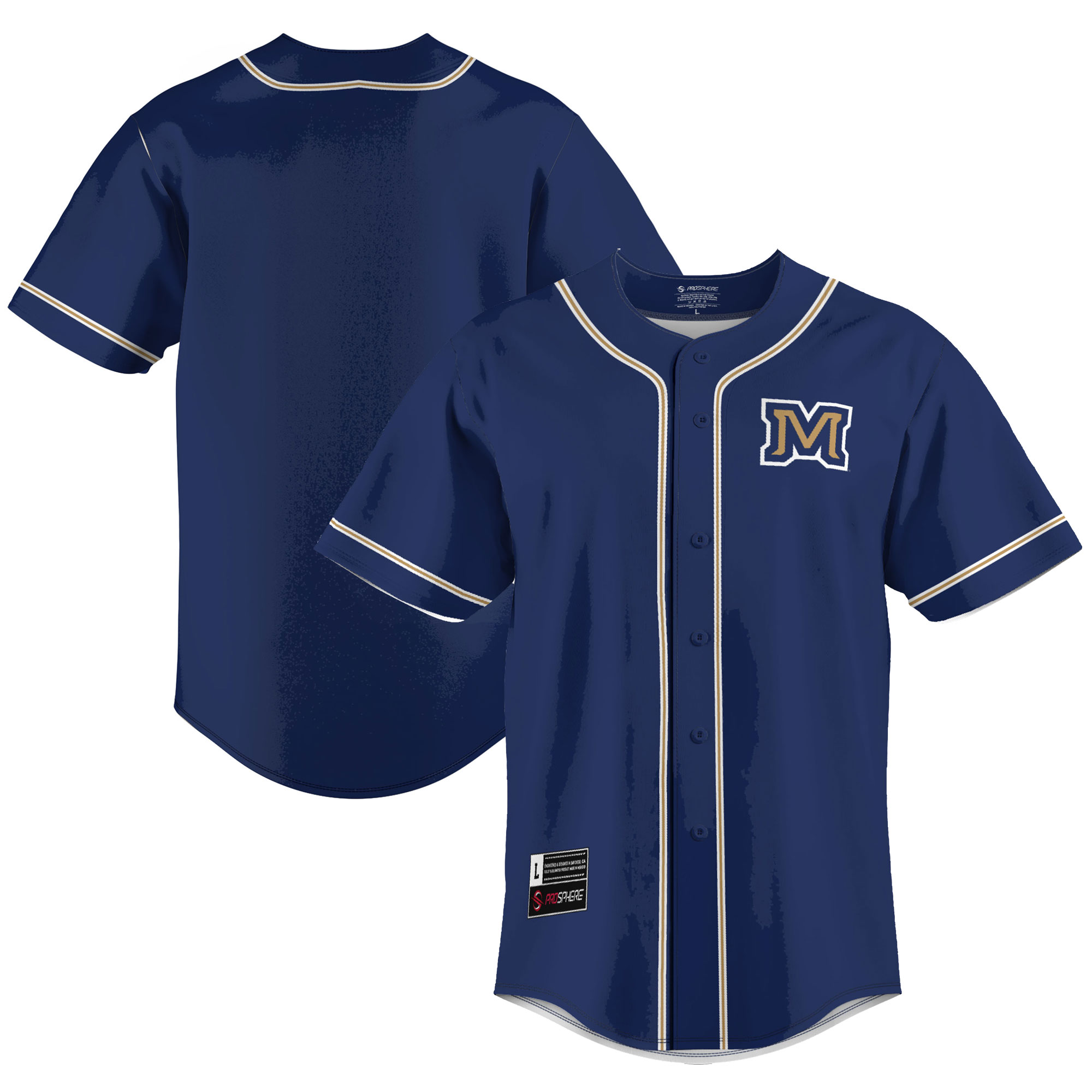 Men's Montana State Bobcats Blue Jersey