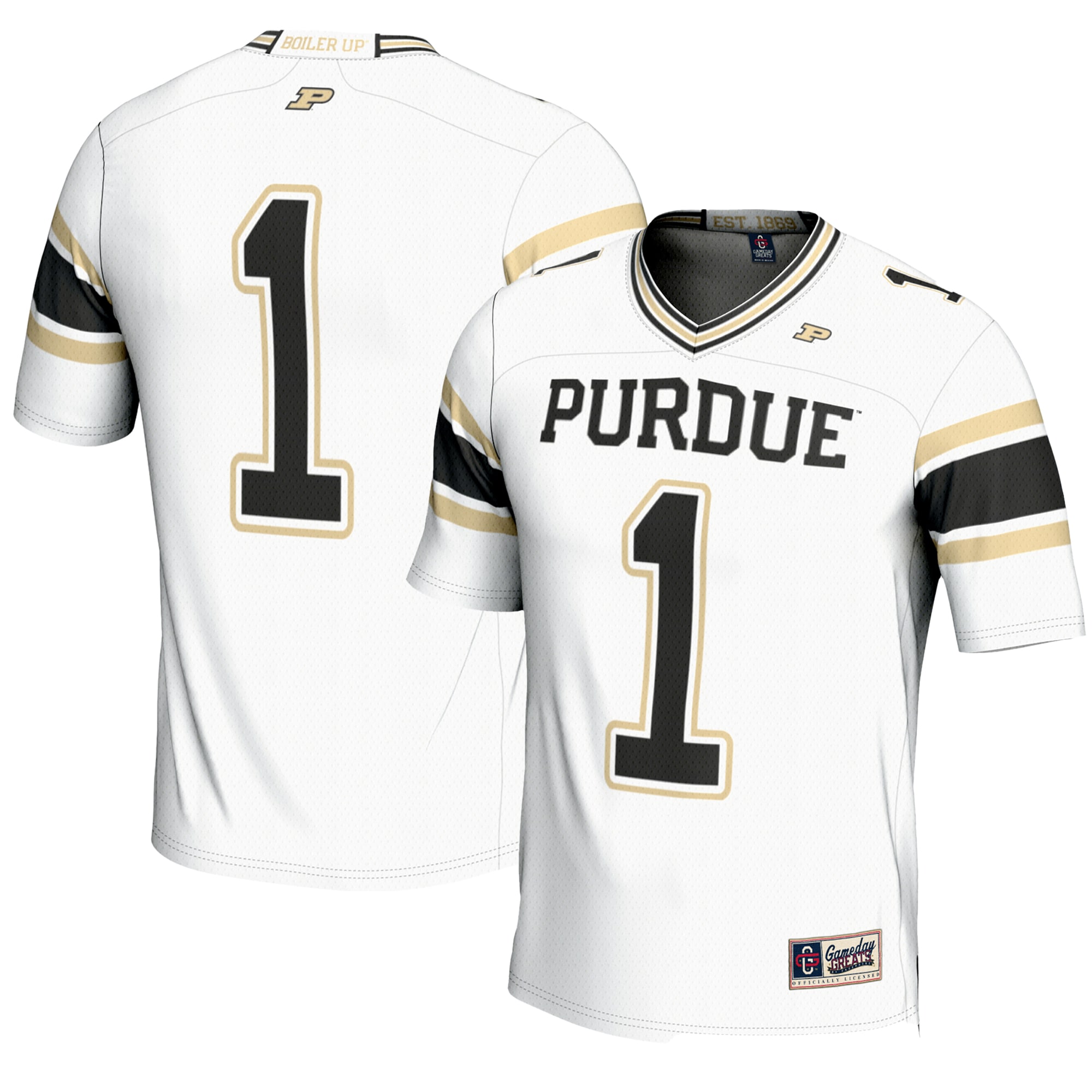 Kids' Purdue Boilermakers White Jersey