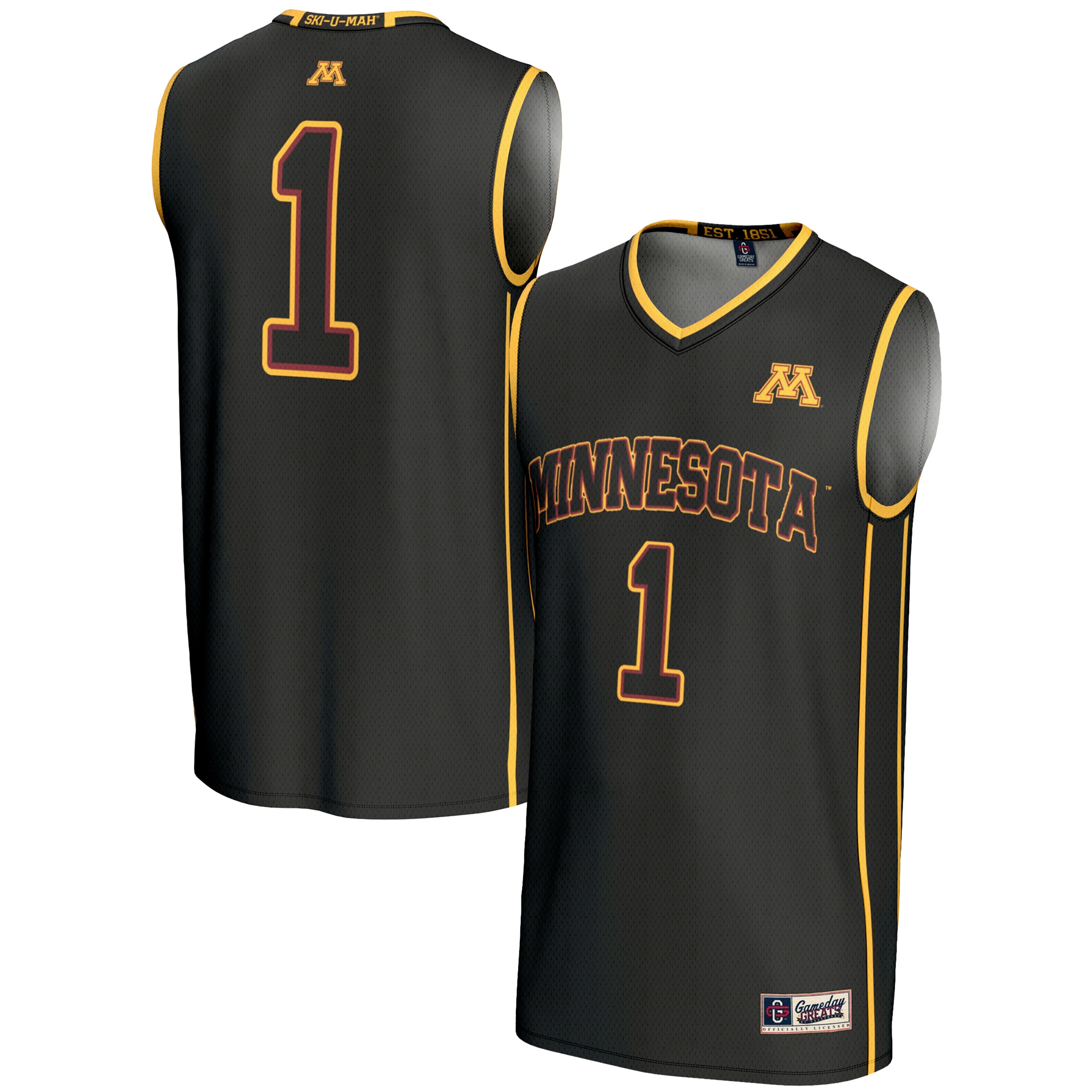 Women's Minnesota Golden Gophers Black Jersey