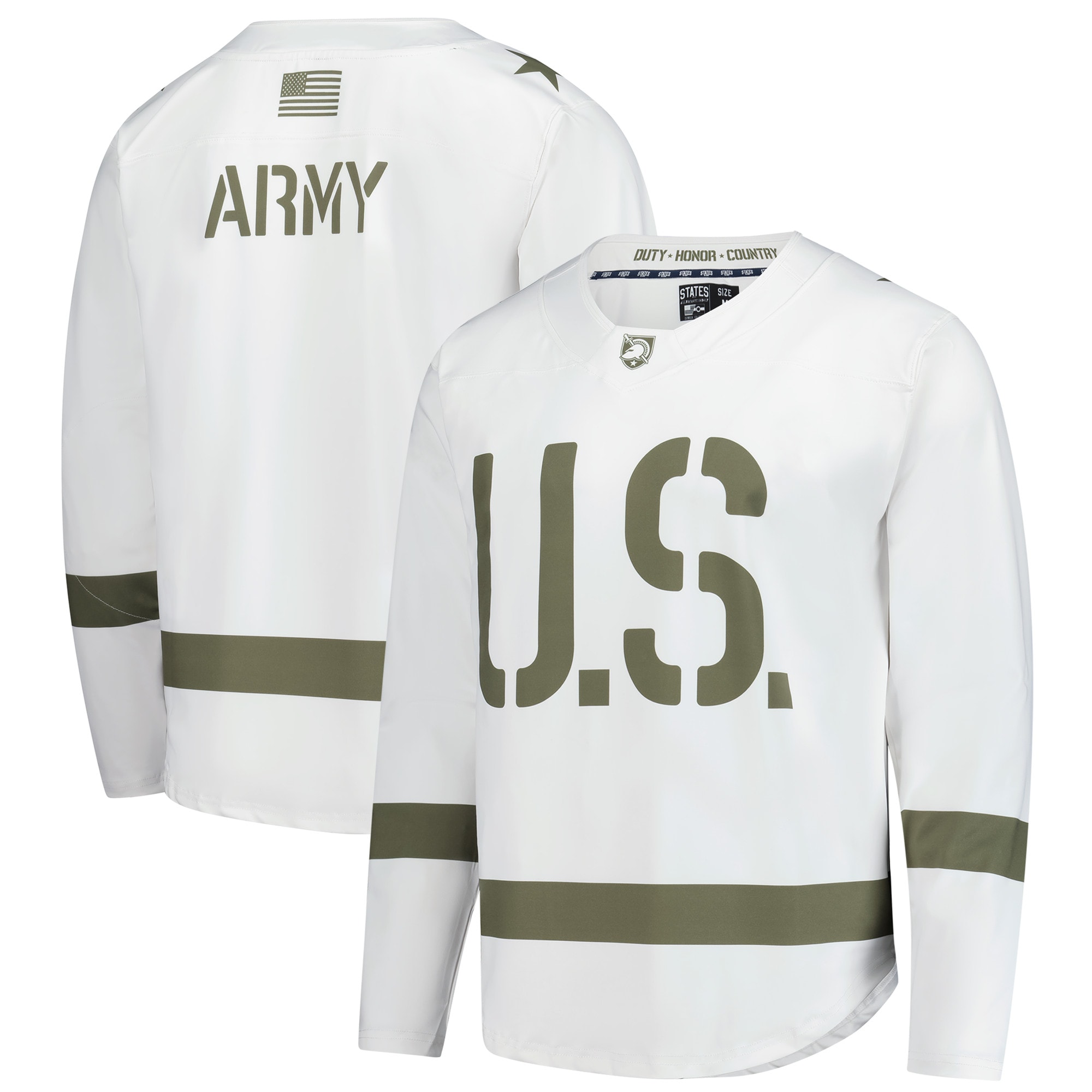 Women's Army Black Knights White Replica Jersey
