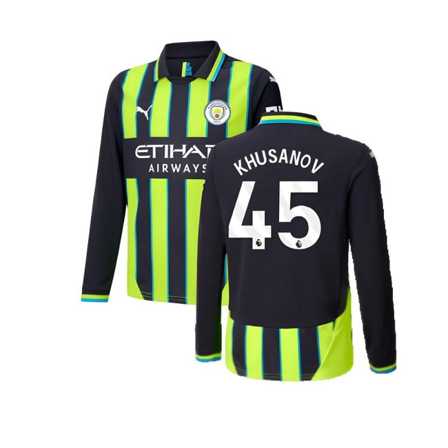 Men's Man City 2024/25 City Long Sleeve Jersey