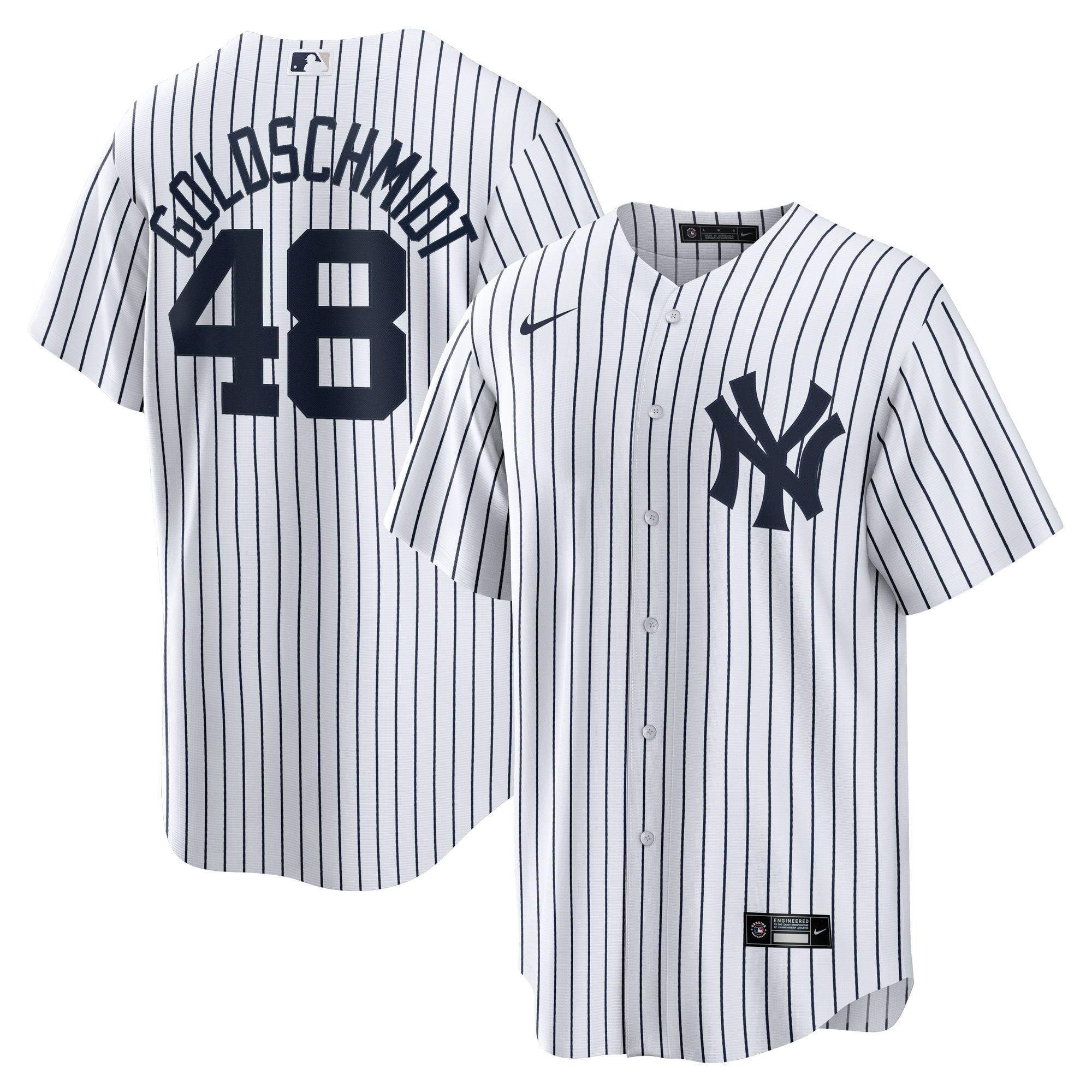 Men's New York Yankees White Replica Jersey