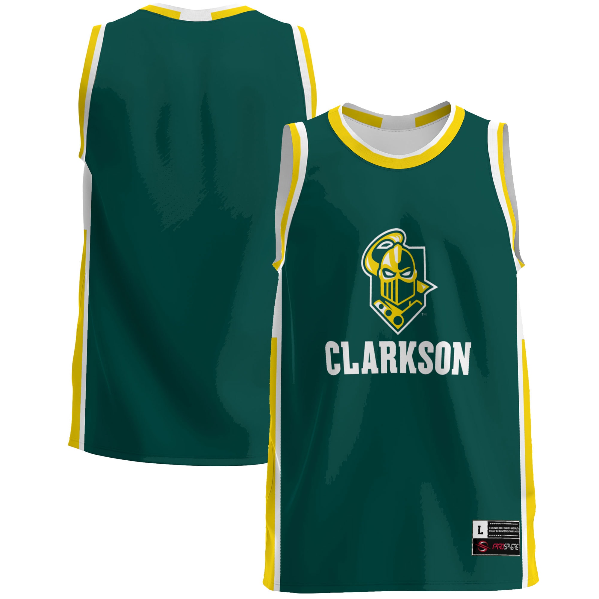 Men's Clarkson Golden Knights Green Jersey