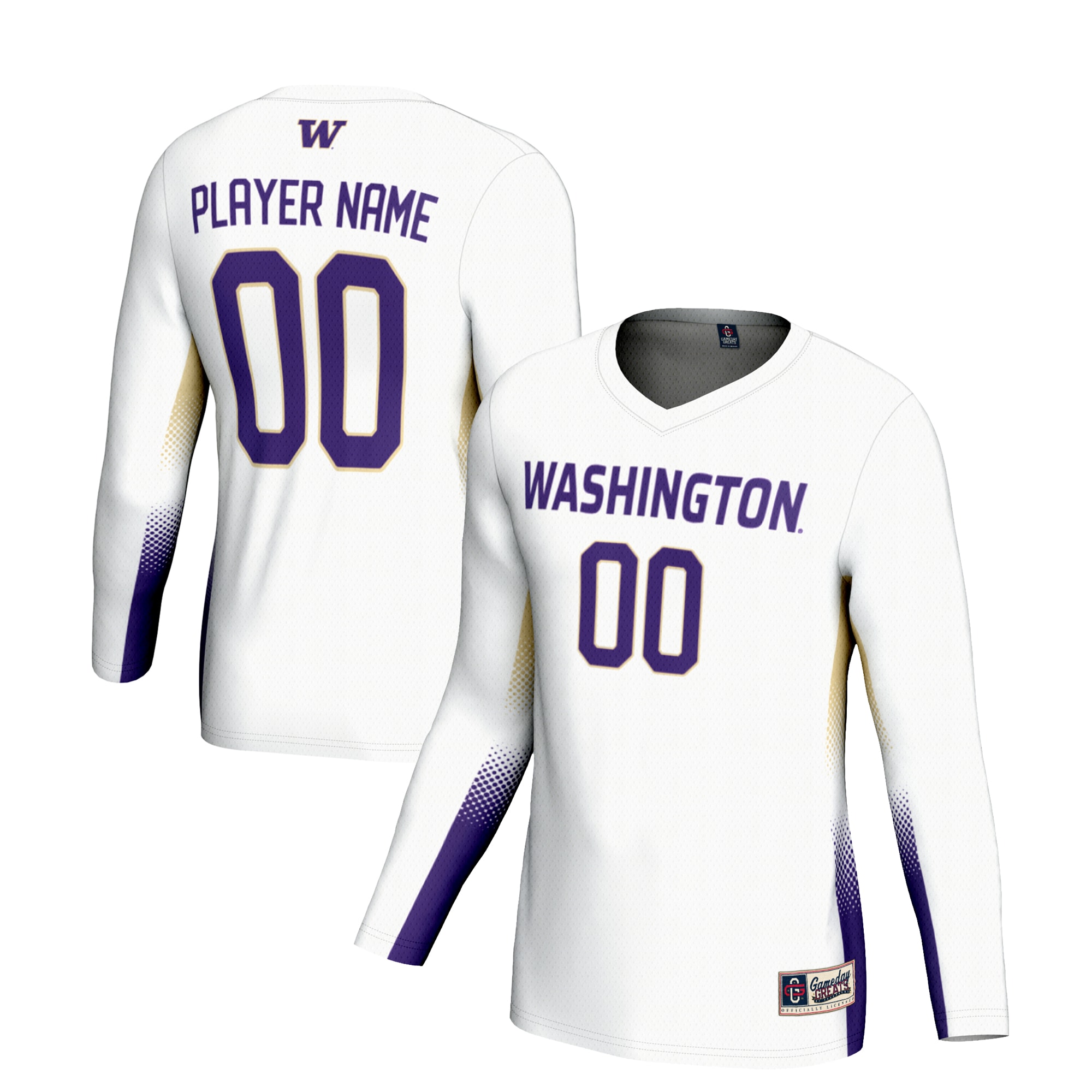 Men's Washington Huskies White Jersey