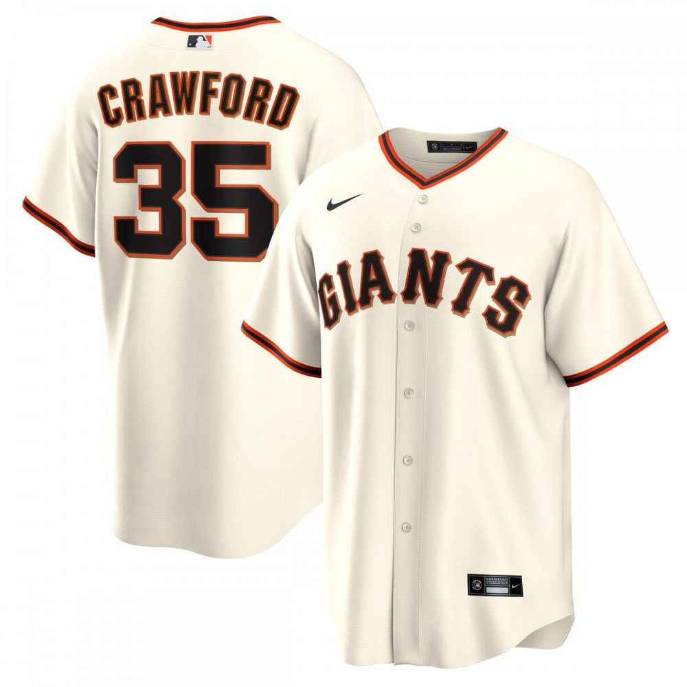 Men's San Francisco Giants Cream Player Jersey