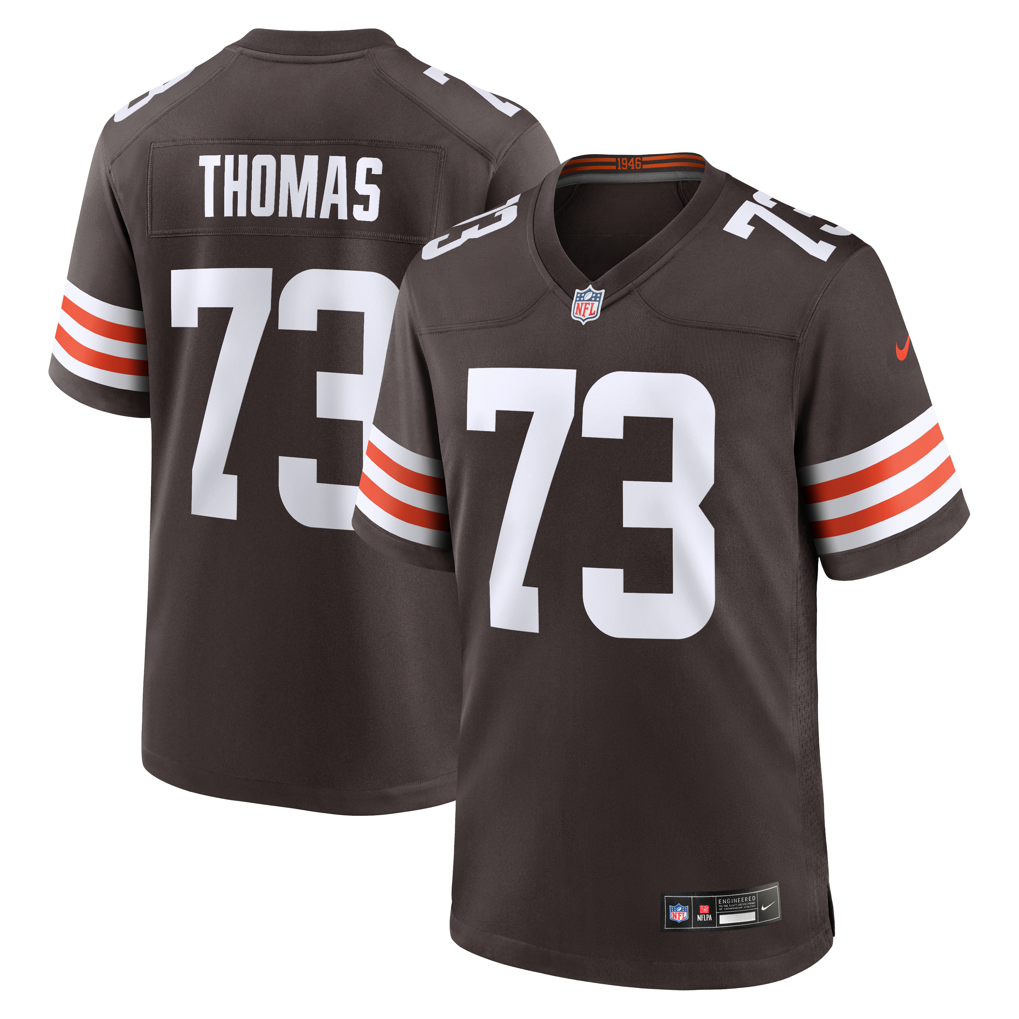Women's Cleveland Browns Brown Player Jersey
