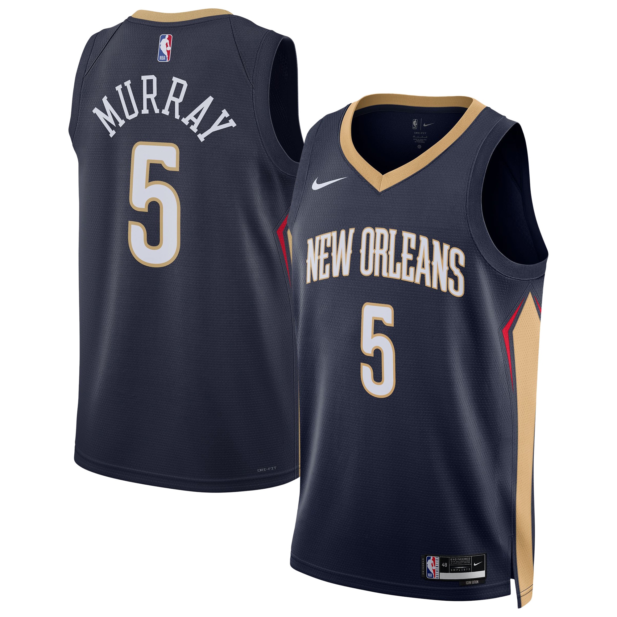 Men's New Orleans Pelicans 2024 Navy Swingman Jersey