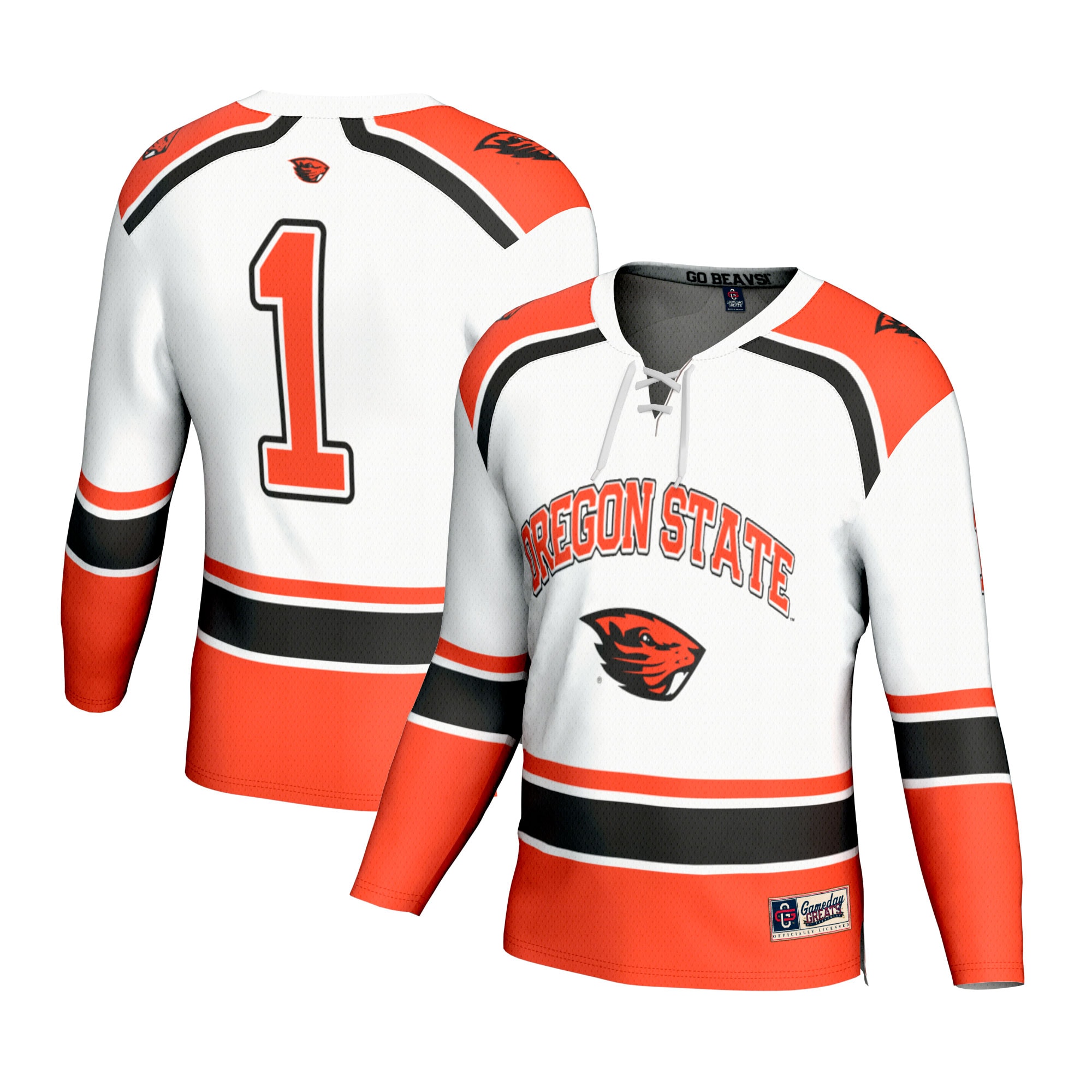 Men's Oregon State Beavers White Fashion Jersey