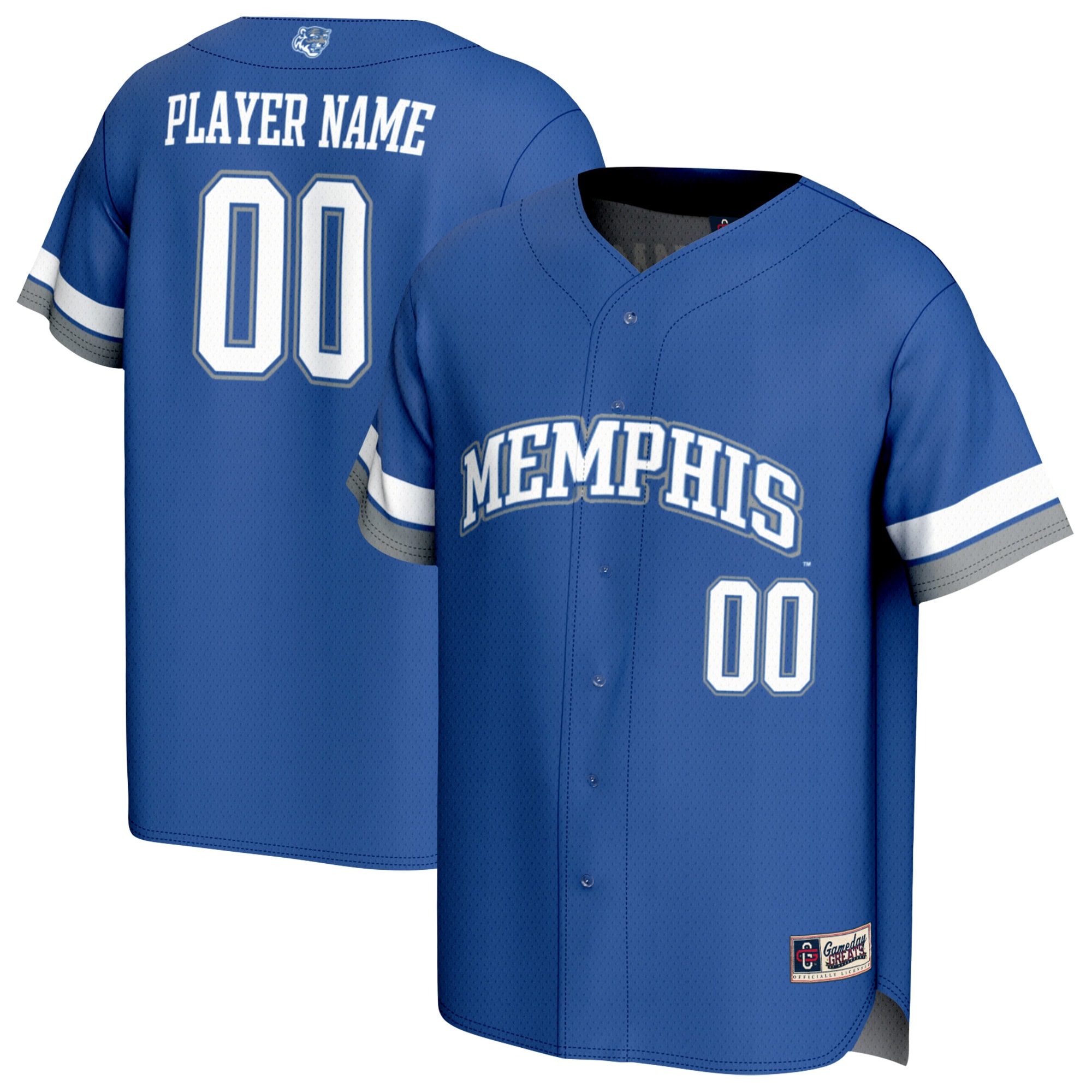 Men's Memphis Tigers Royal Fashion Jersey