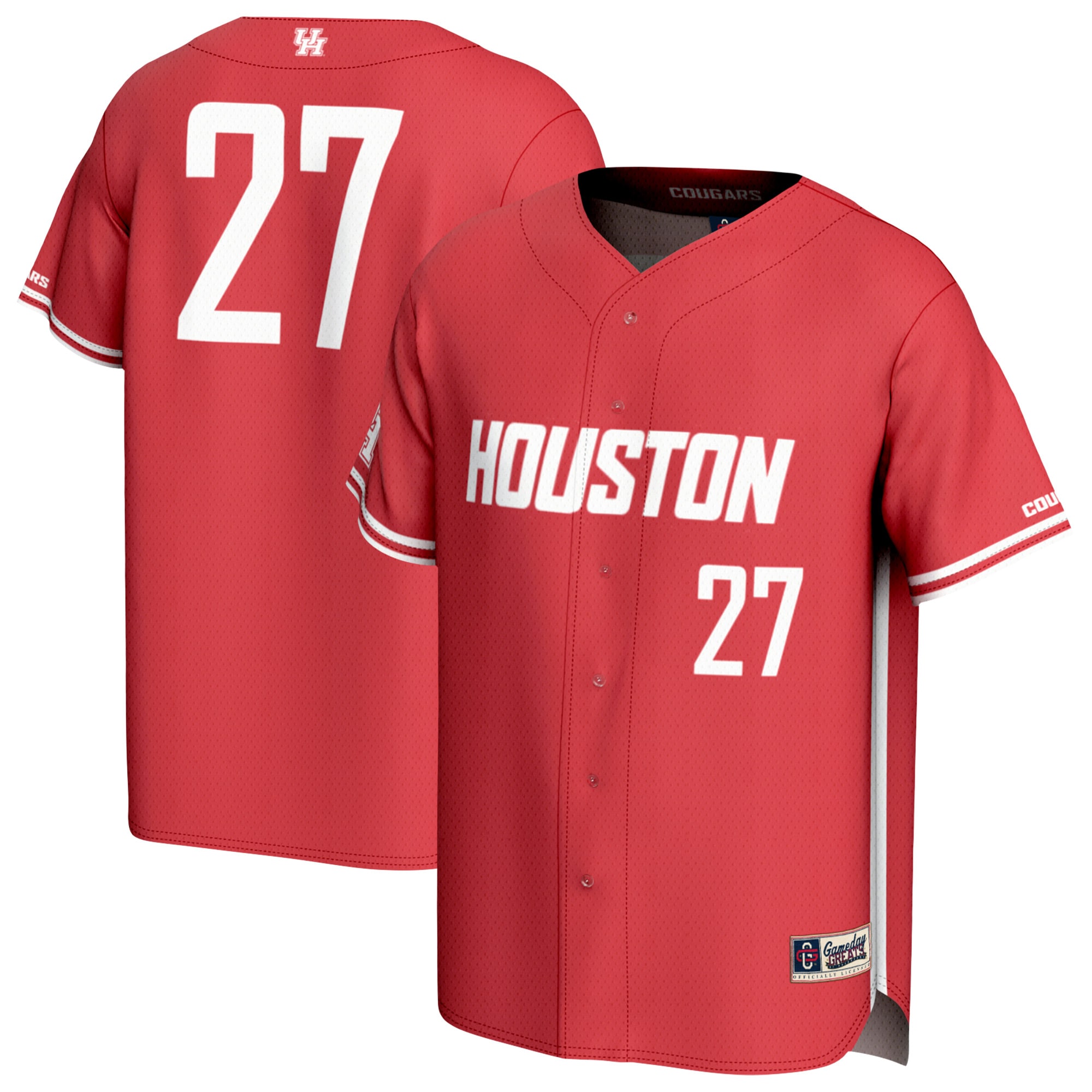 Women's Houston Cougars Red Fashion Jersey