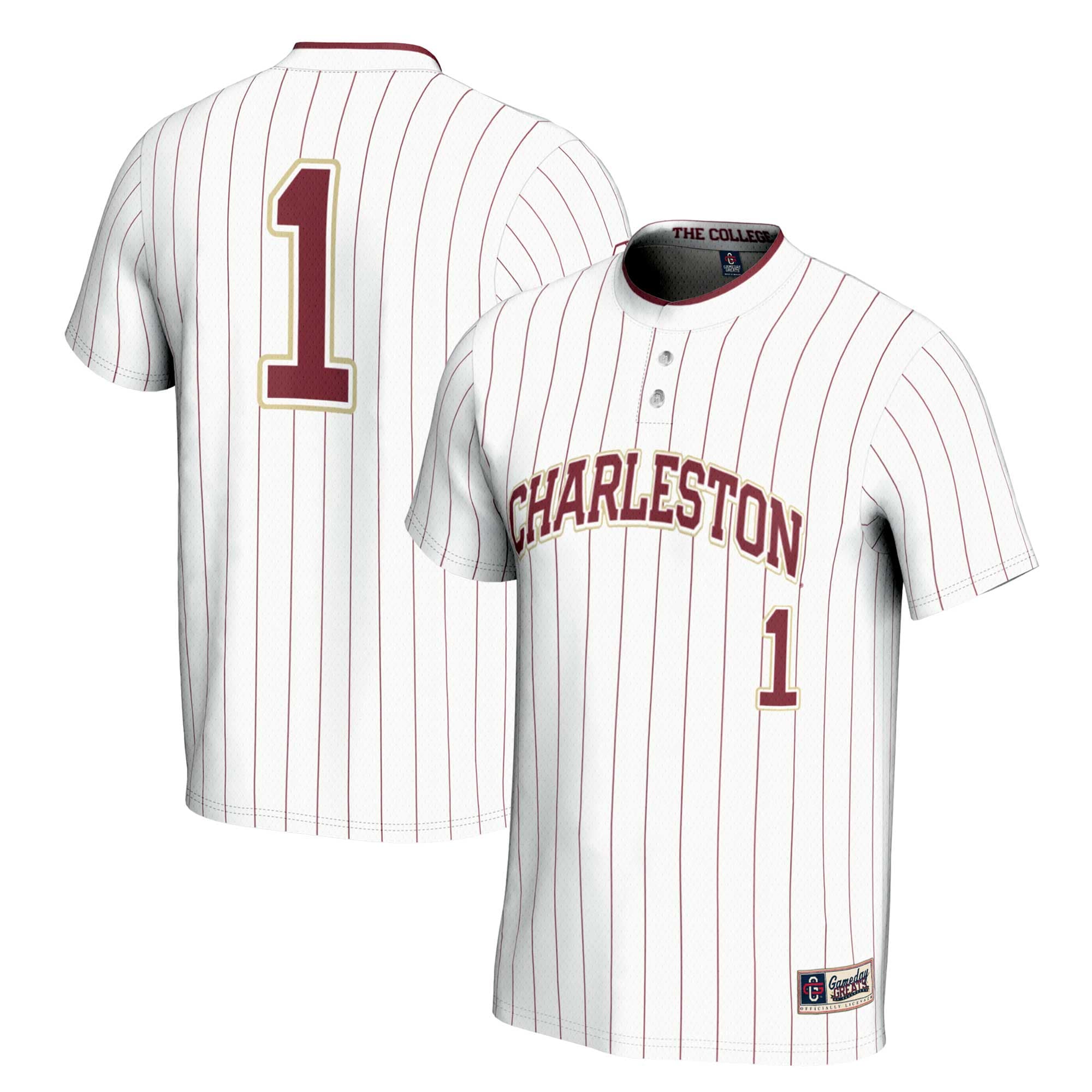 Kids' Charleston Cougars White Jersey