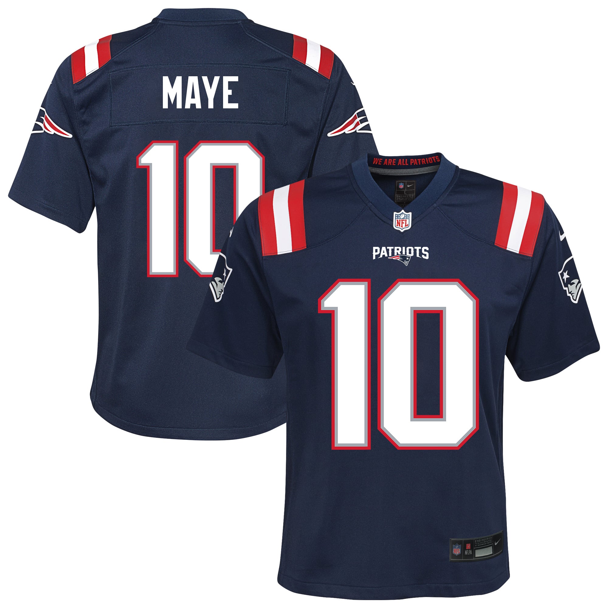 Men's New England Patriots Navy Game Jersey