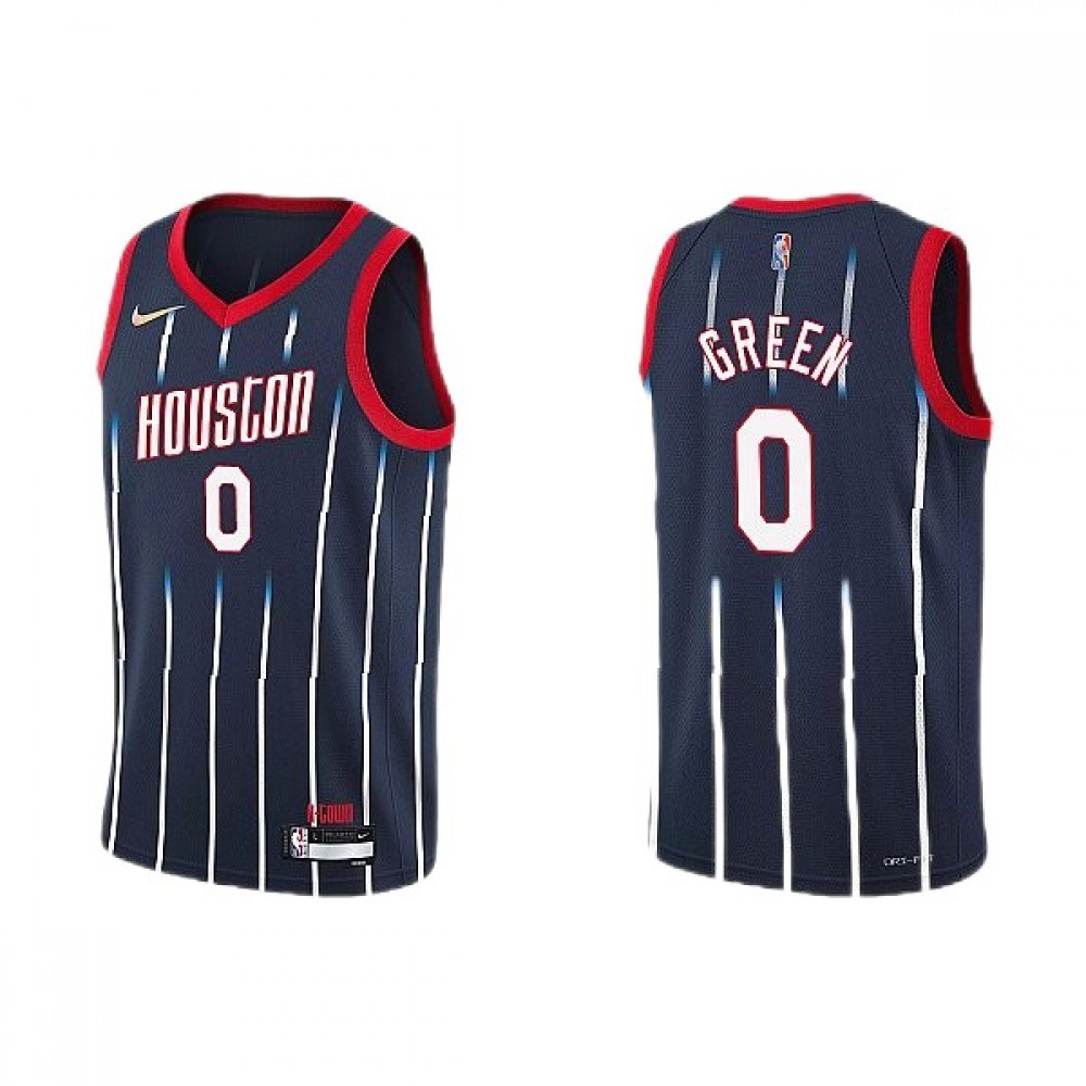 Kids' Houston Rockets 2021/22 Green City Swingman Jersey