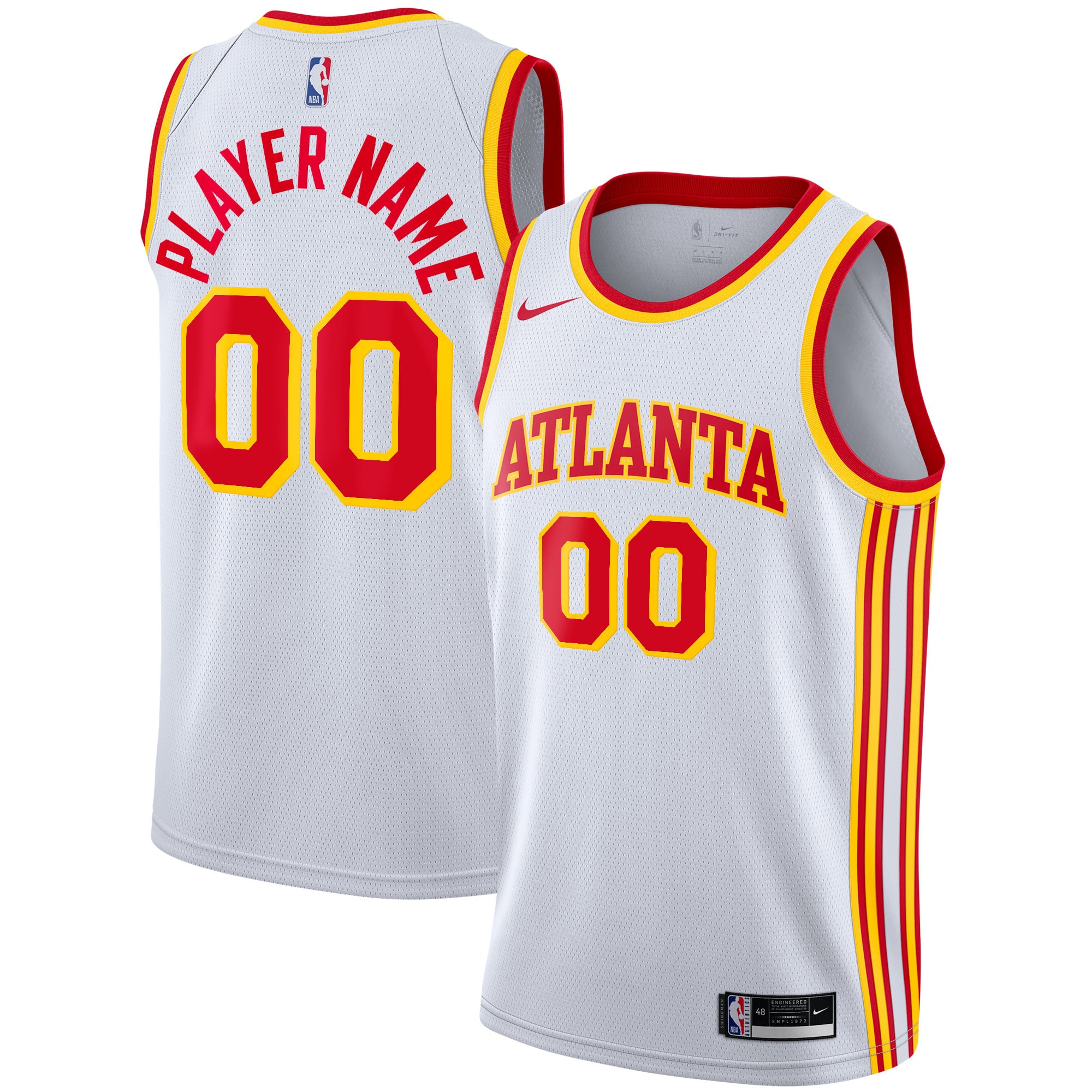 Women's Atlanta Hawks 2020/21 White Swingman Jersey