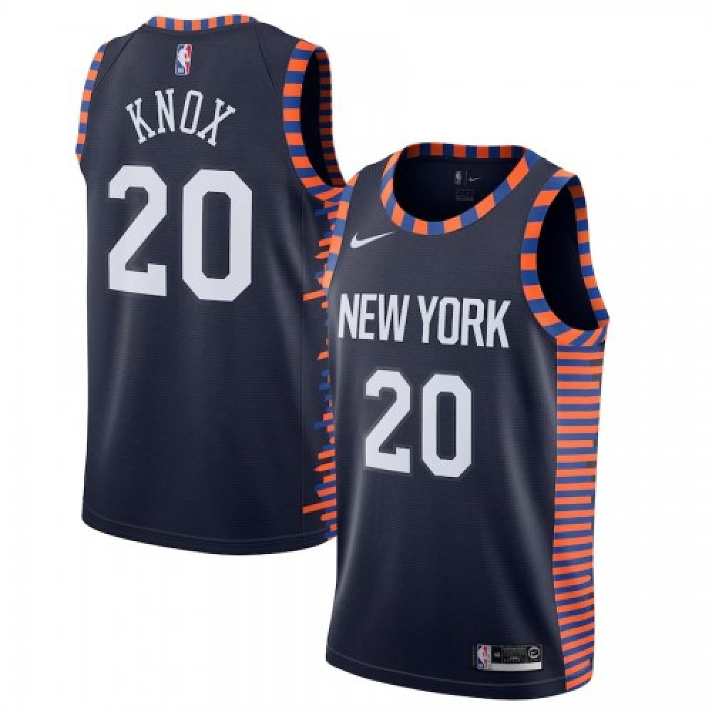 Women's New York Knicks 2019/20 Navy City Swingman Jersey