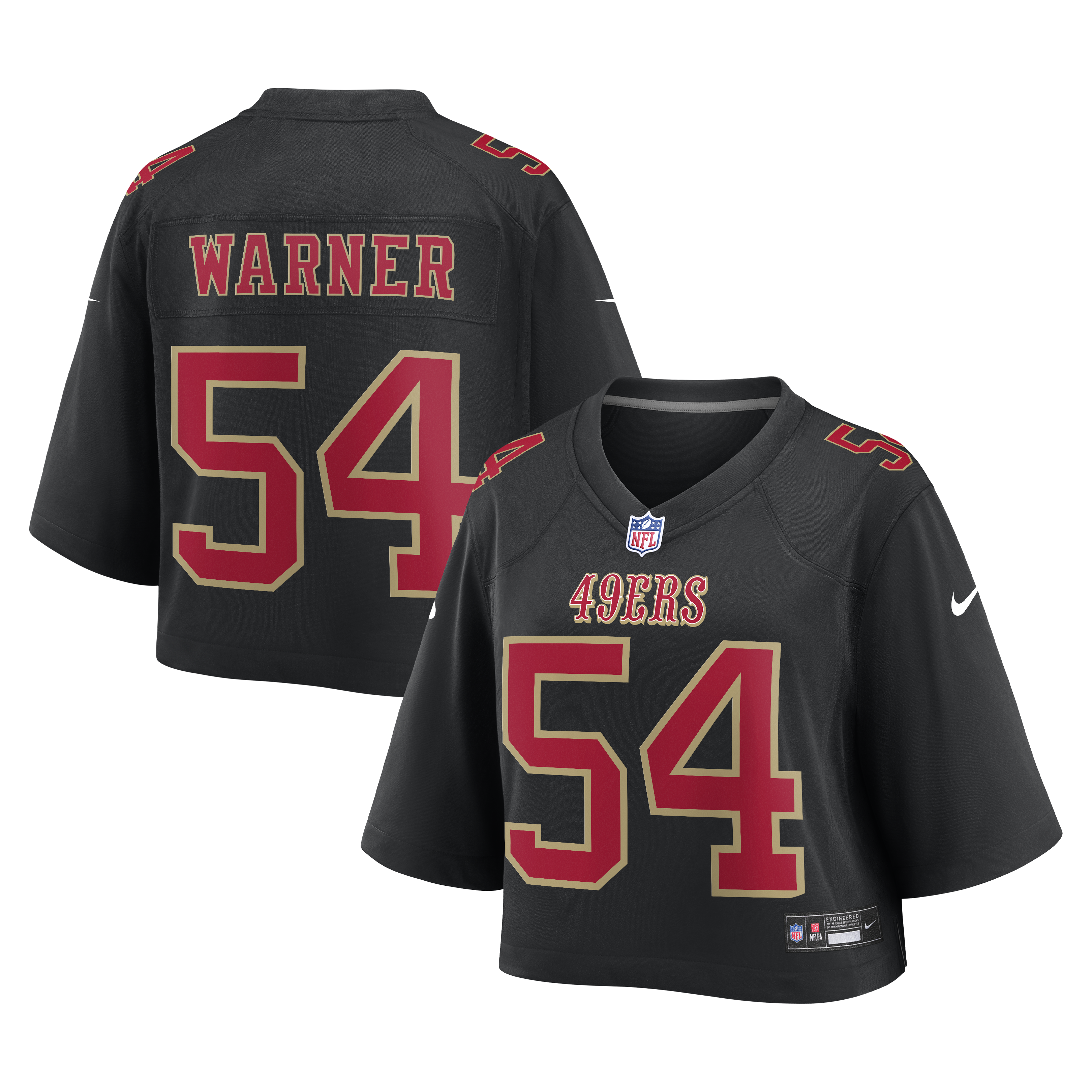 Women's San Francisco 49ers Black Game Jersey