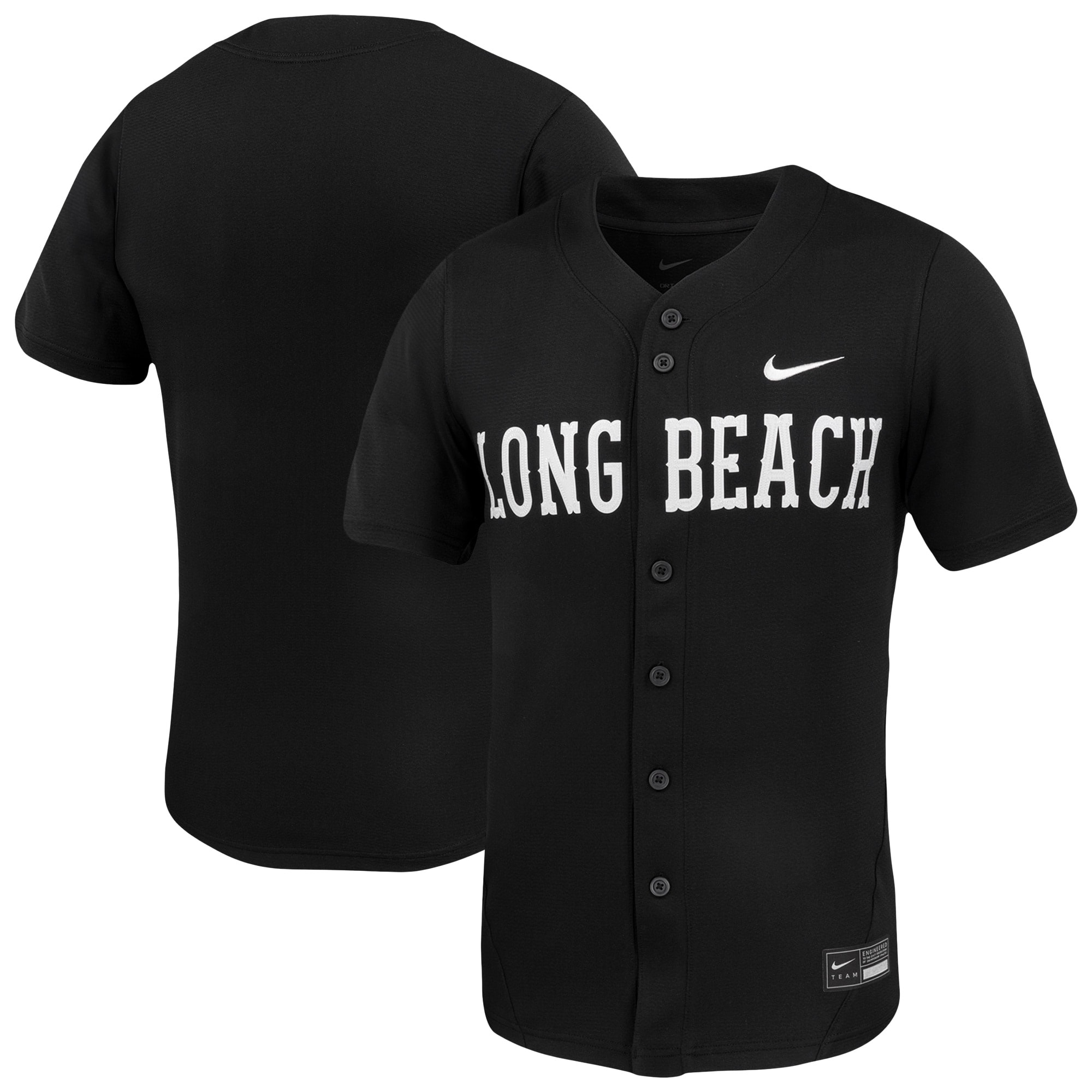 Men's Cal State Black Replica Jersey