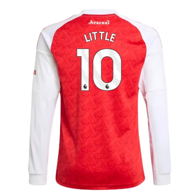 Kids' Arsenal 2025/26 Home Long Sleeve Jersey