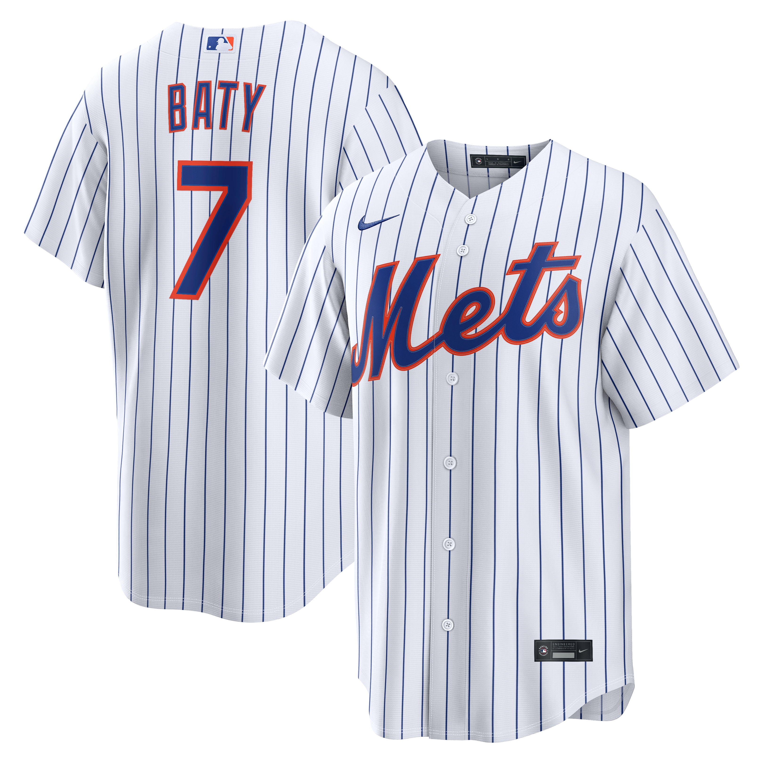 Women's New York Mets White Replica Jersey
